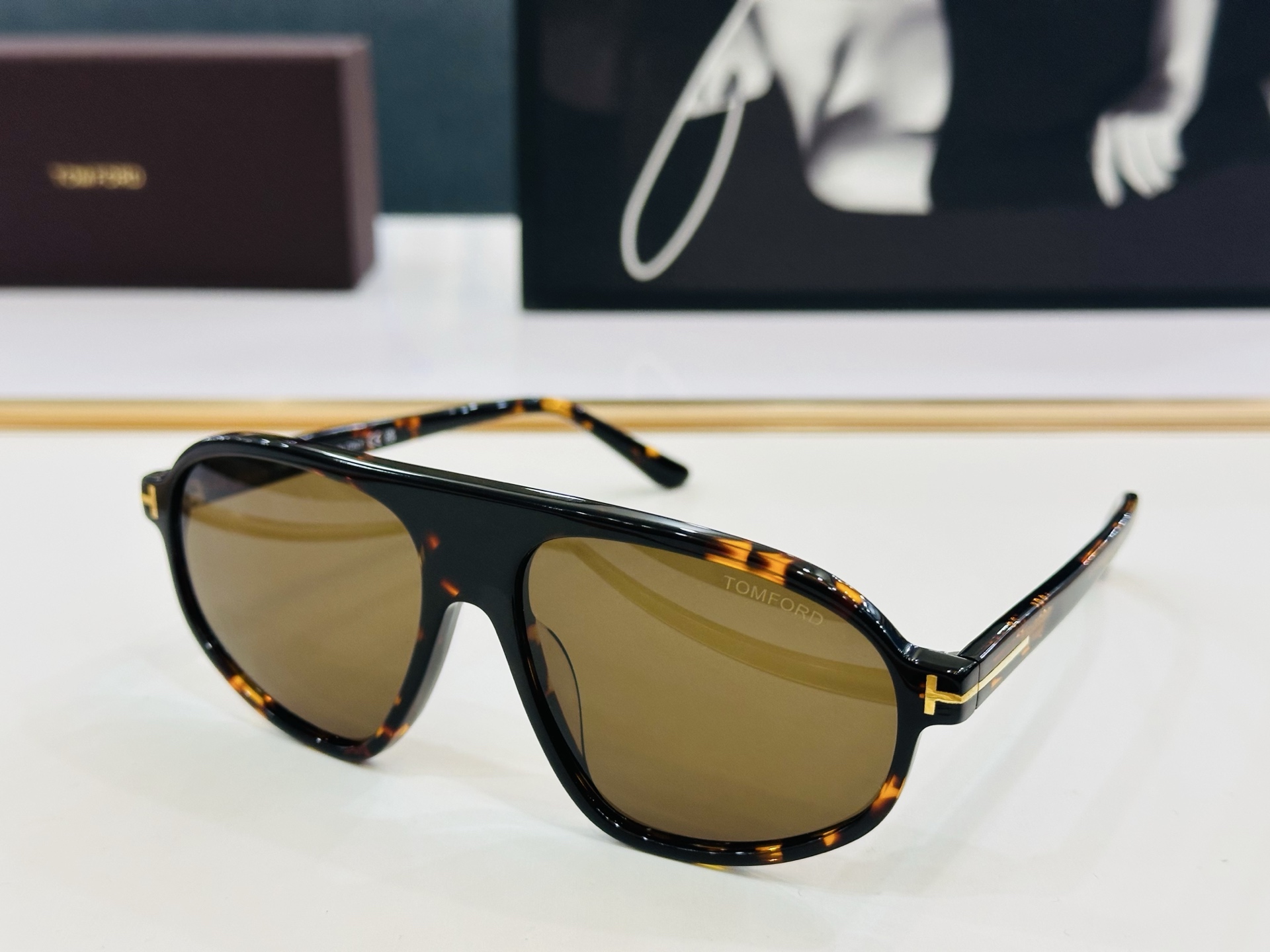 TOM FOR* 汤姆家 FT1178 Size：58口16-145 板材太阳镜 C酷帅眼镜男女同款 经