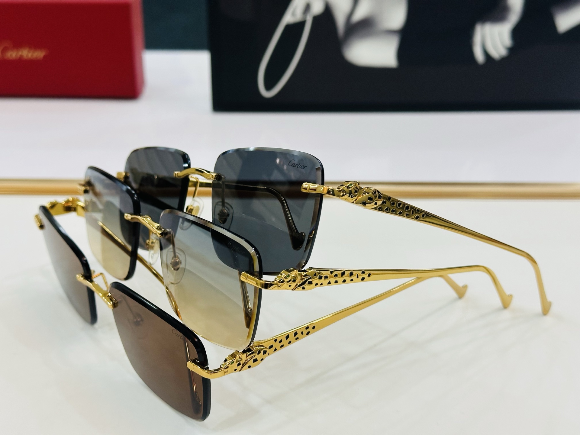 🆕 原版Cartie* 卡家 官网经典款 太阳镜 CT0479S Size：60口18-140  电镀工
