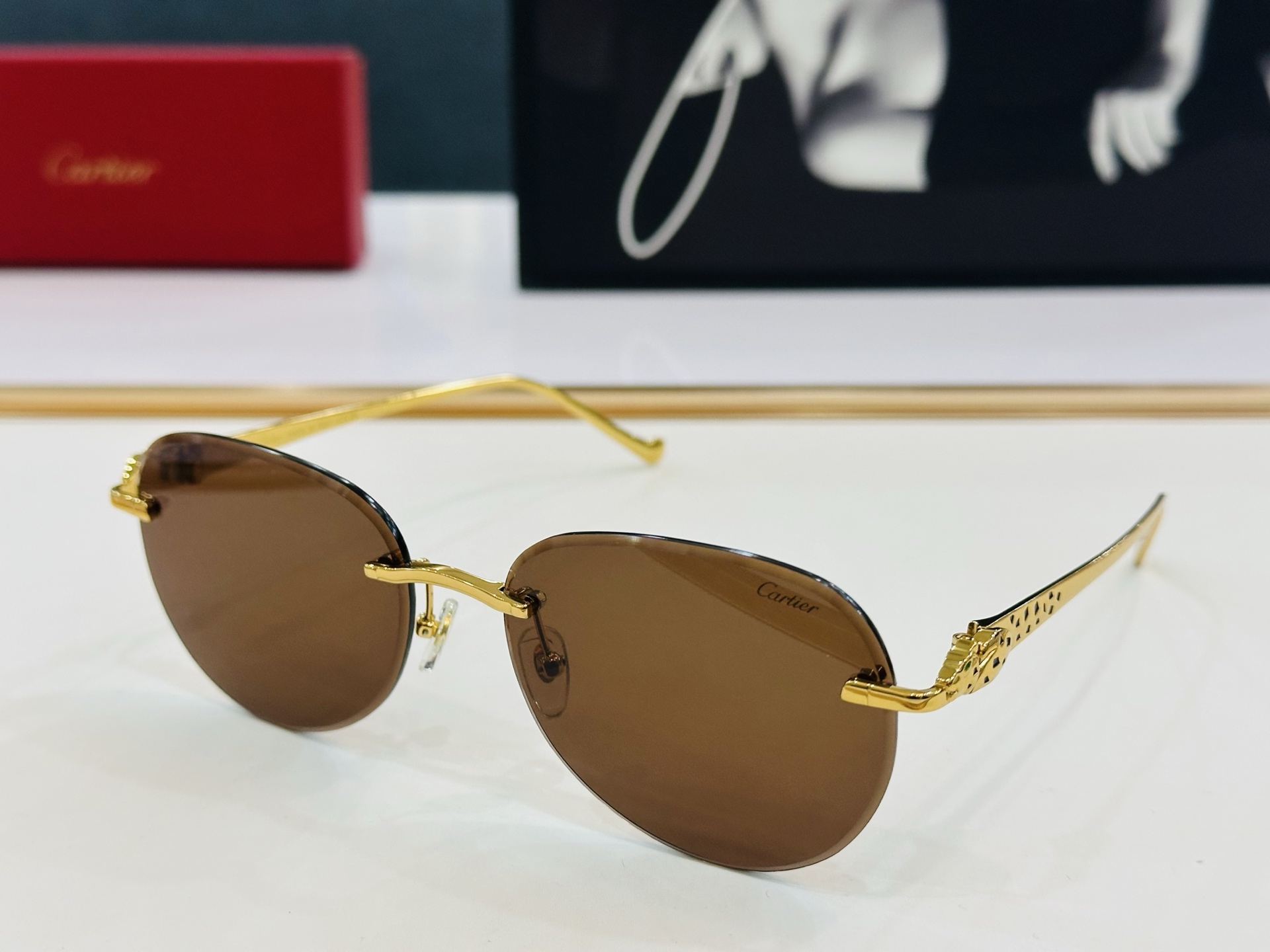 🆕 原版Cartie* 卡家 官网经典款 太阳镜 CT0480S Size：60口18-140  电镀工
