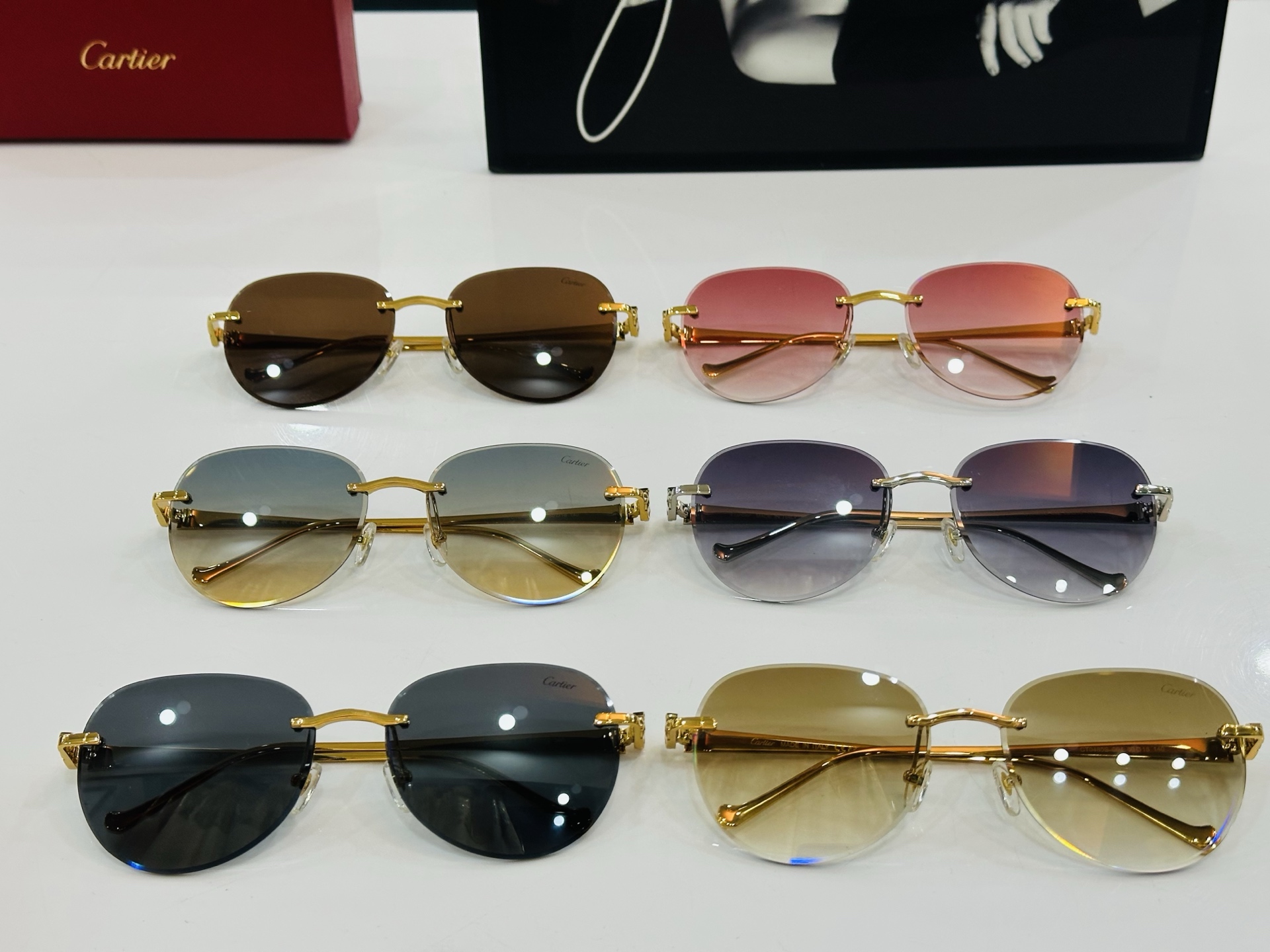 🆕 原版Cartie* 卡家 官网经典款 太阳镜 CT0480S Size：60口18-140  电镀工