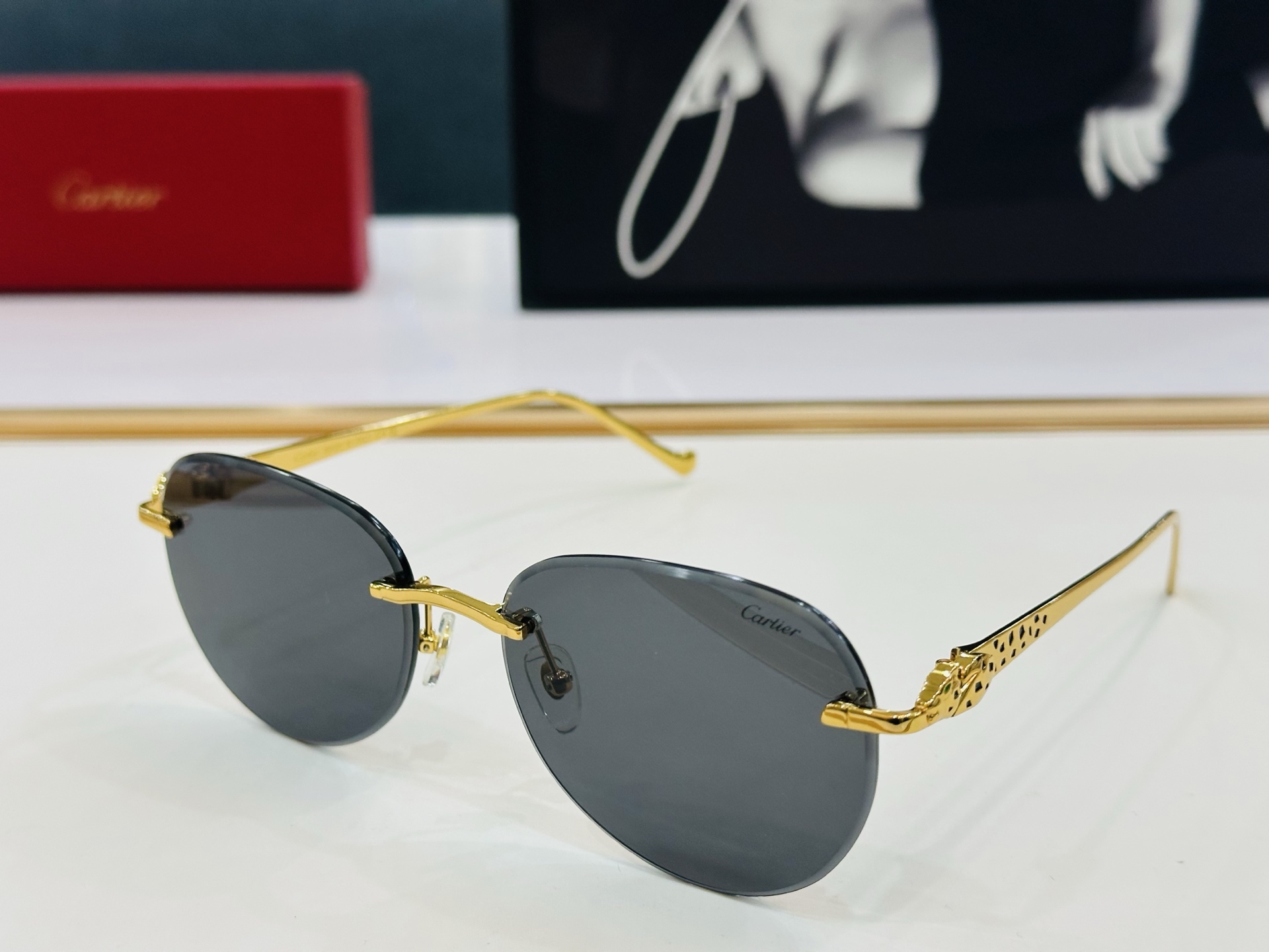 🆕 原版Cartie* 卡家 官网经典款 太阳镜 CT0480S Size：60口18-140  电镀工