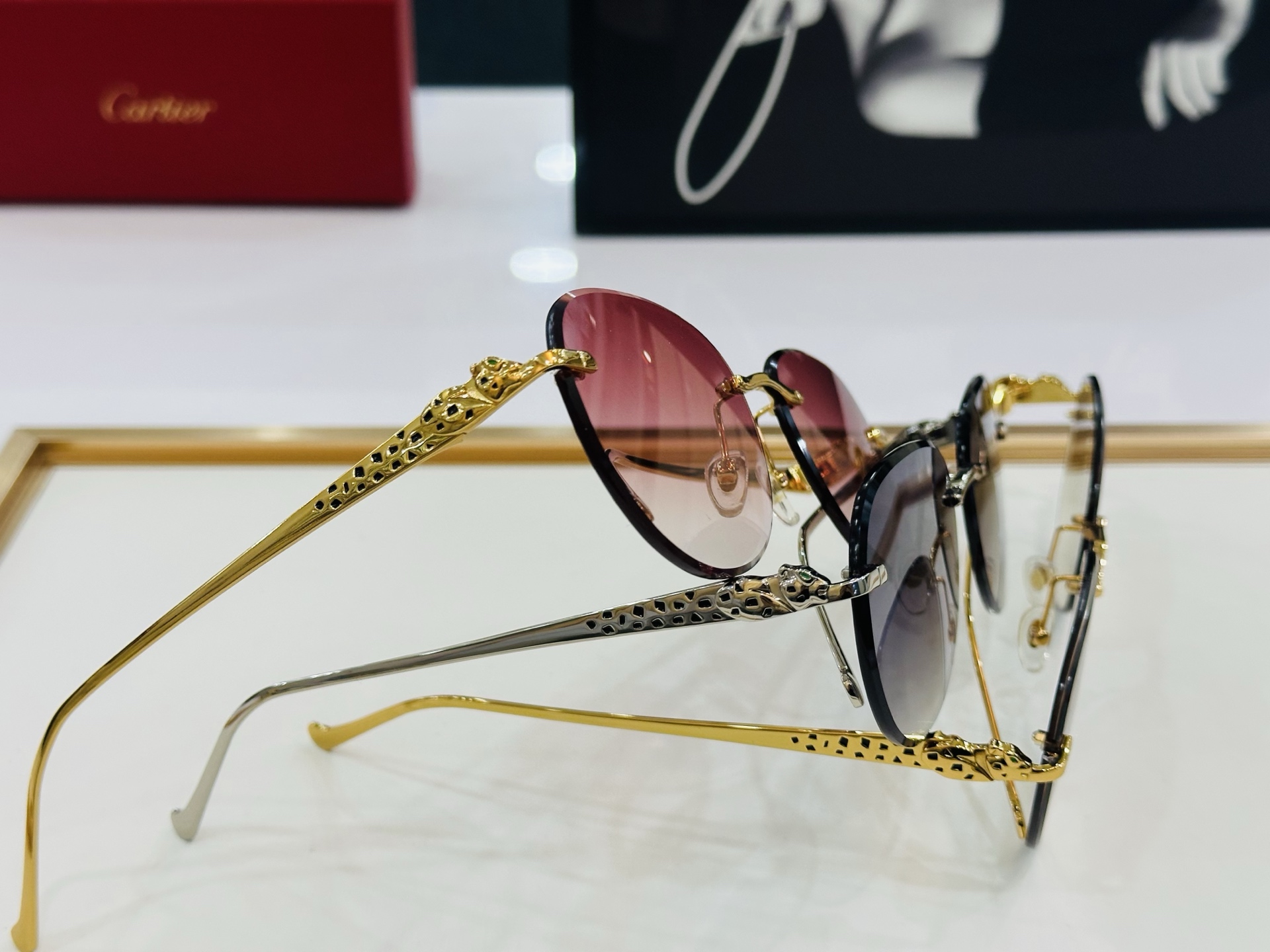 🆕 原版Cartie* 卡家 官网经典款 太阳镜 CT0480S Size：60口18-140  电镀工