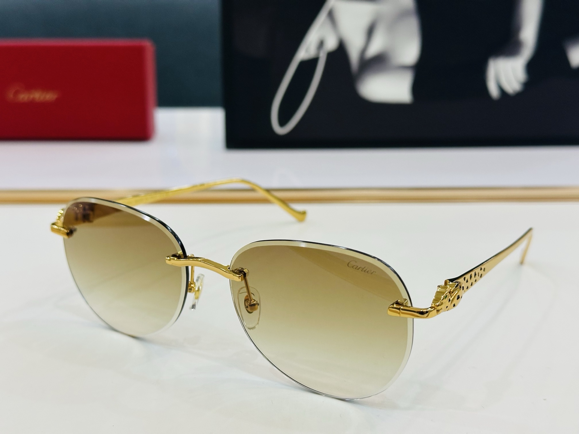 🆕 原版Cartie* 卡家 官网经典款 太阳镜 CT0480S Size：60口18-140  电镀工
