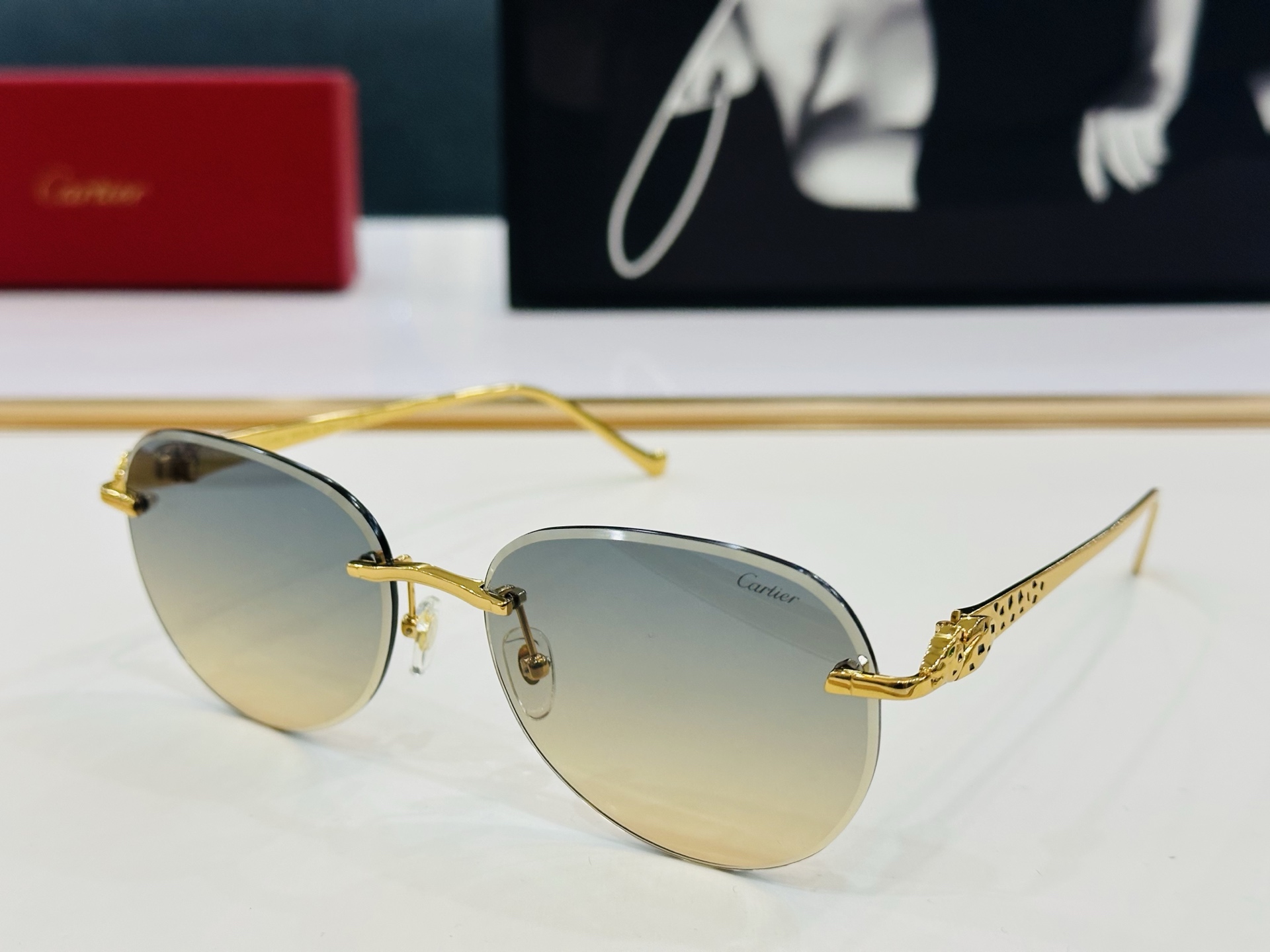 🆕 原版Cartie* 卡家 官网经典款 太阳镜 CT0480S Size：60口18-140  电镀工