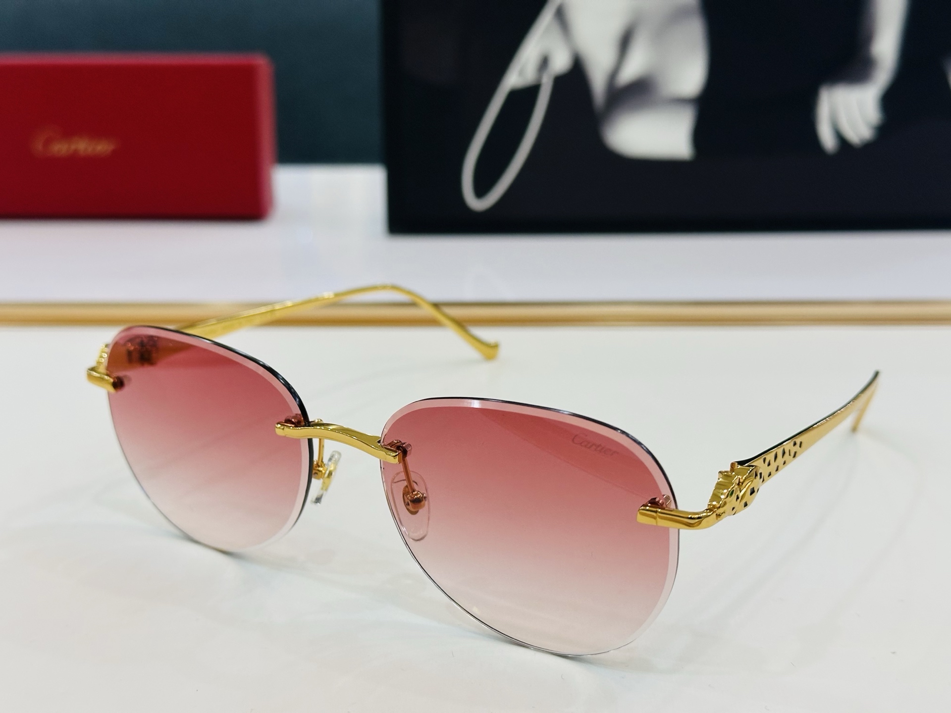 🆕 原版Cartie* 卡家 官网经典款 太阳镜 CT0480S Size：60口18-140  电镀工