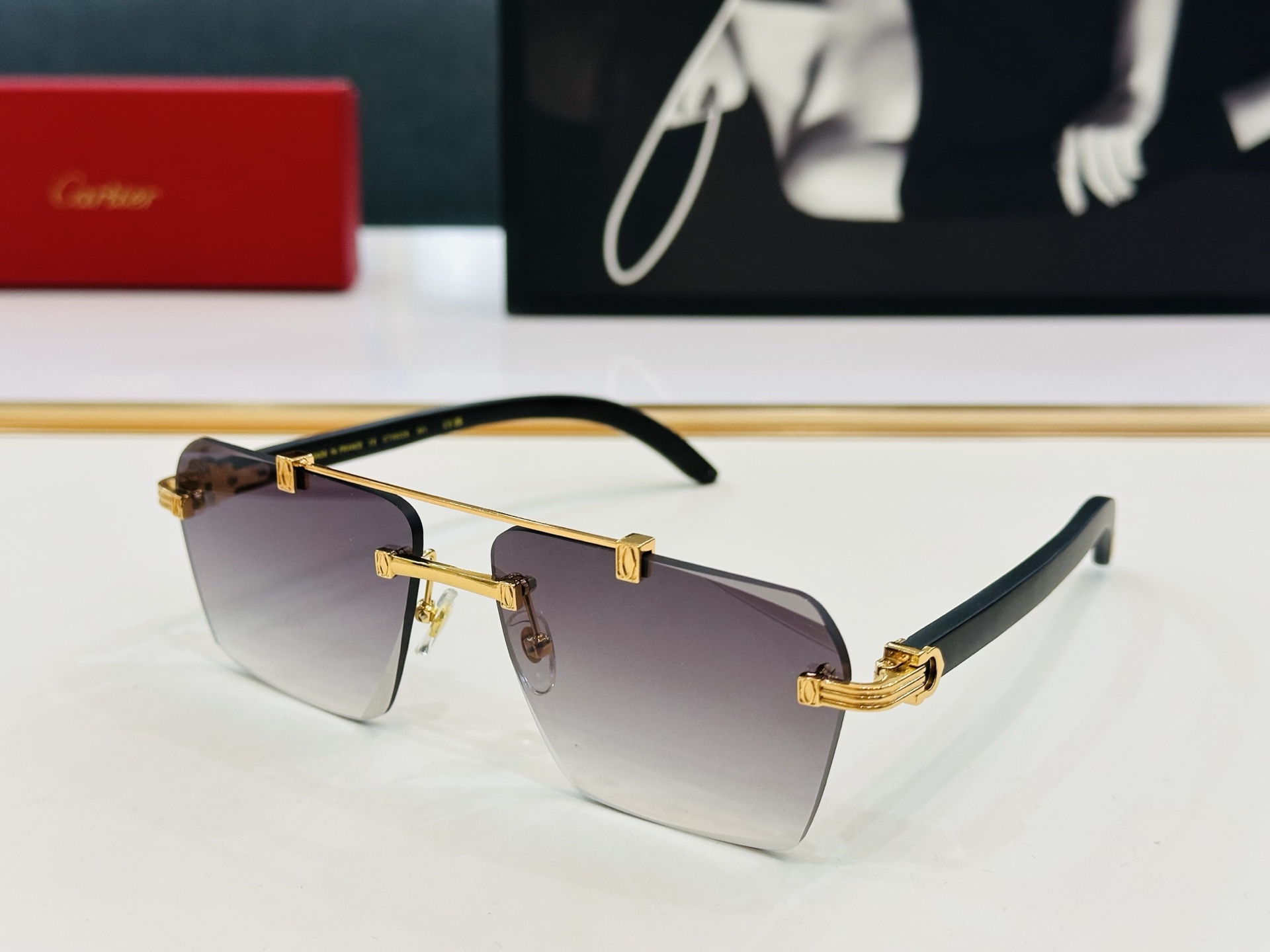 新款 Cartier 卡家 MODEL CT0622S Size：59口18-143 高品质 品牌标志性