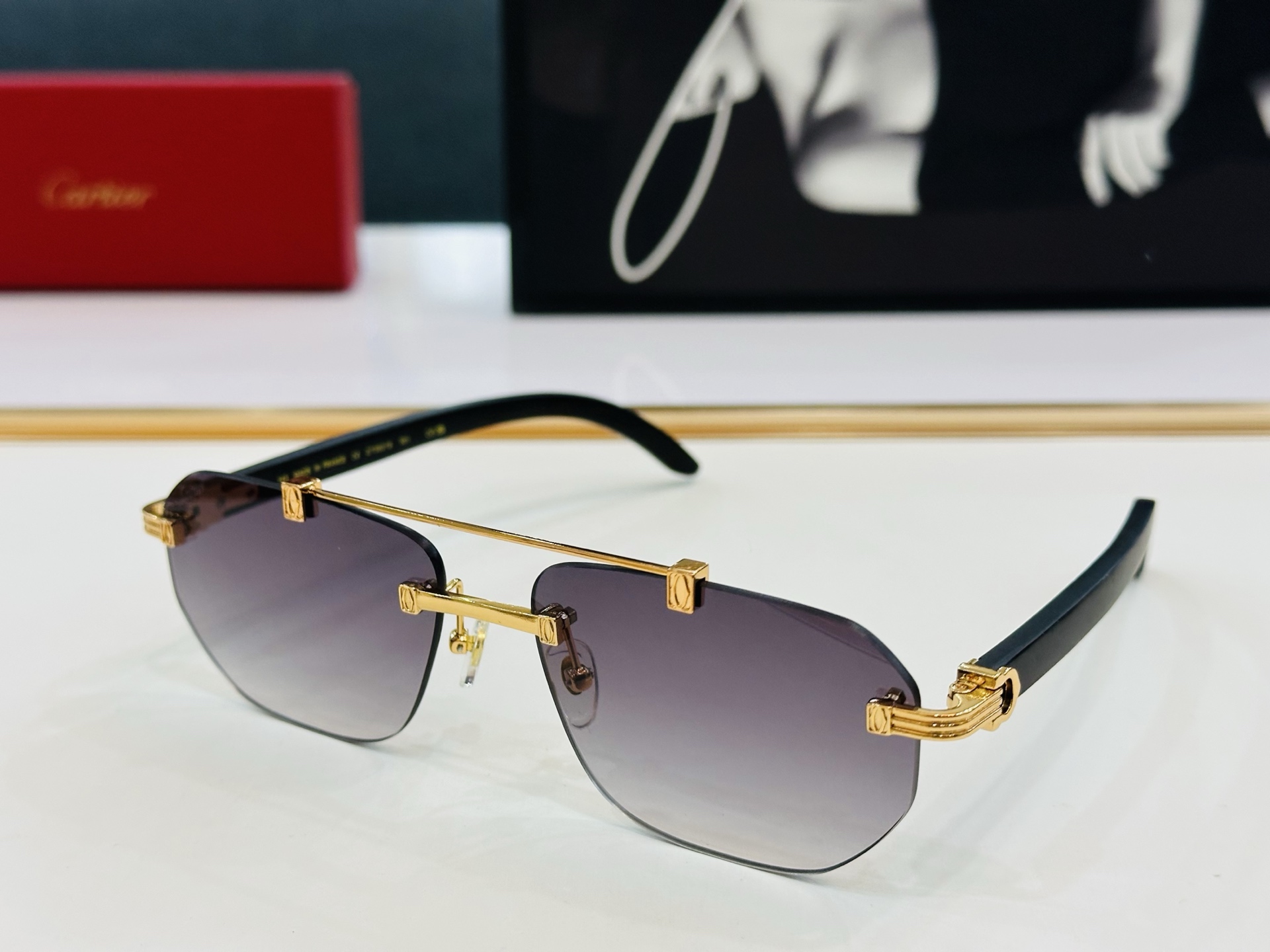 新款 Cartier 卡家 MODEL CT0621S Size：59口18-143 高品质 品牌标志性