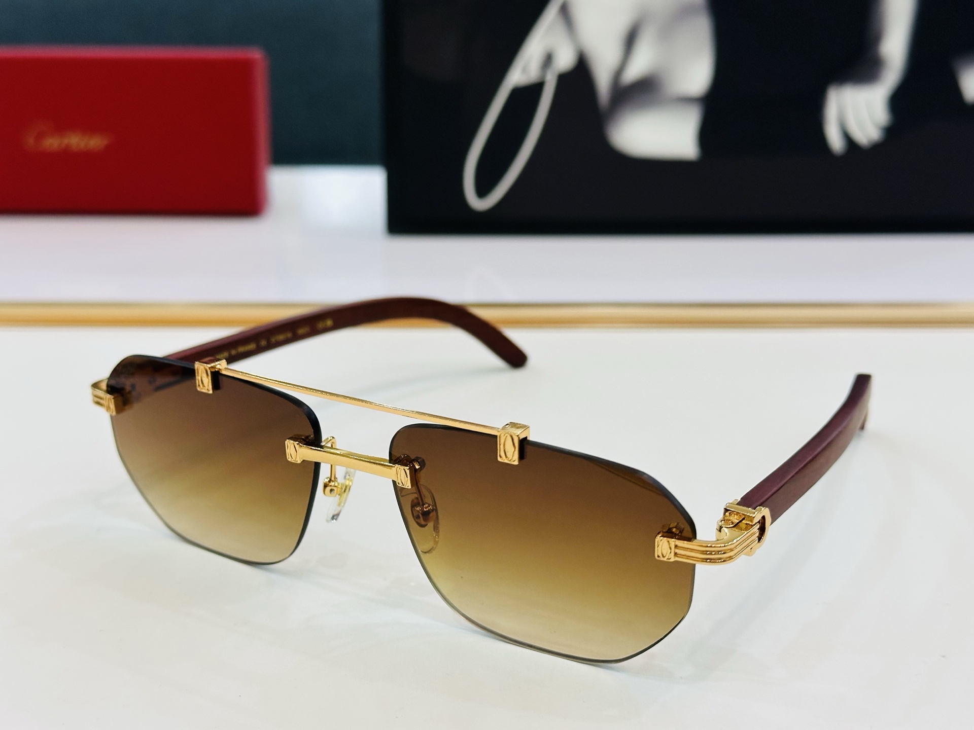 新款 Cartier 卡家 MODEL CT0621S Size：59口18-143 高品质 品牌标志性
