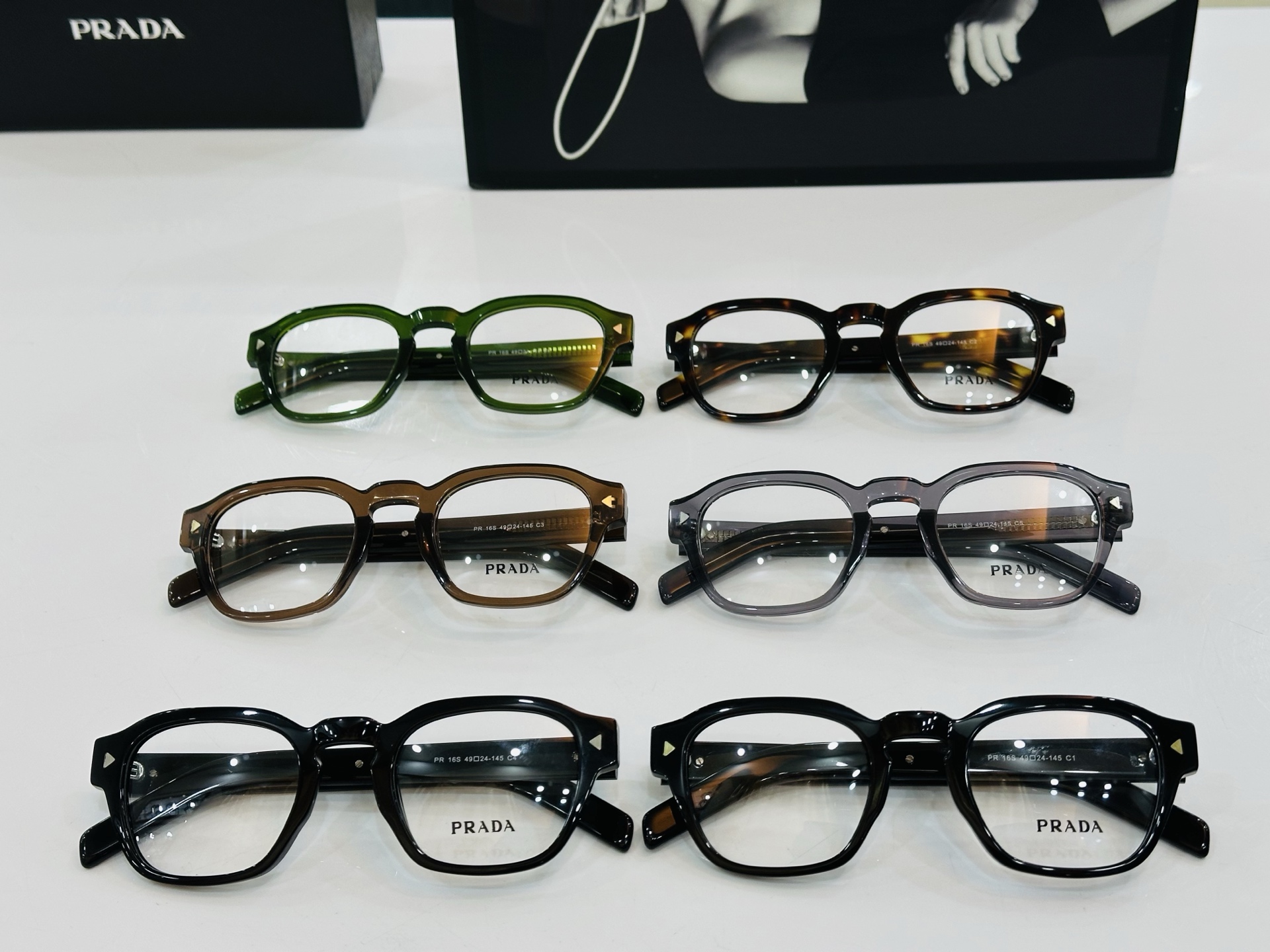 🔺PRAD*🔻普家 PR 16S Size：49口24-145 眼镜系列堪称精湛制作 彰显独特个 Z最新