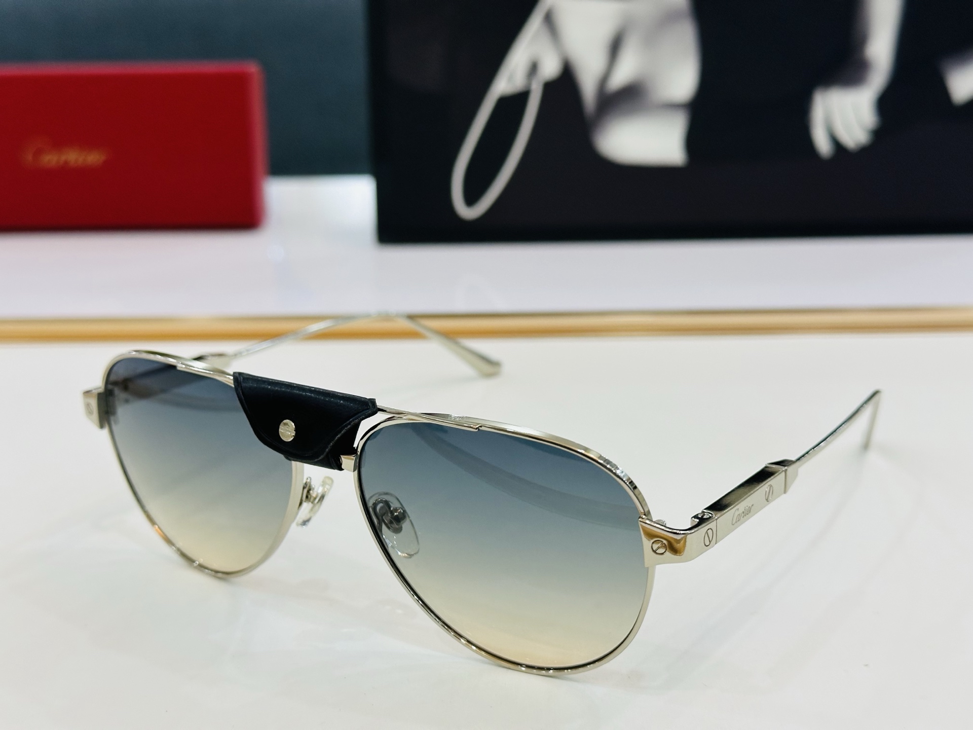🆕 原版Cartie* 卡家 官网经典款 太阳镜 CT0420S  Size：58口17-145  电镀