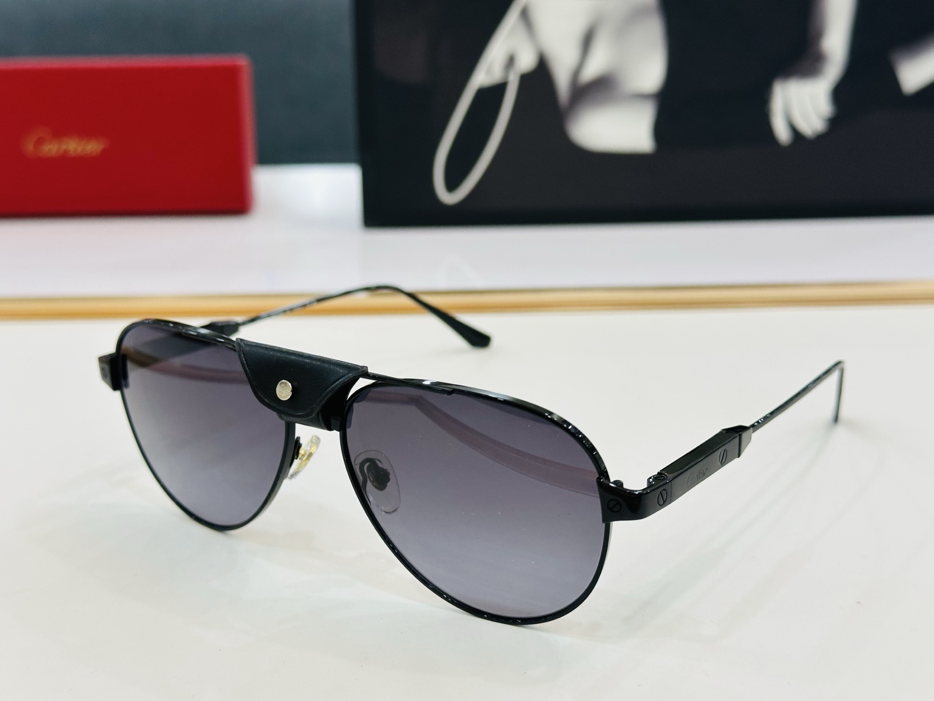 🆕 原版Cartie* 卡家 官网经典款 太阳镜 CT0420S  Size：58口17-145  电镀
