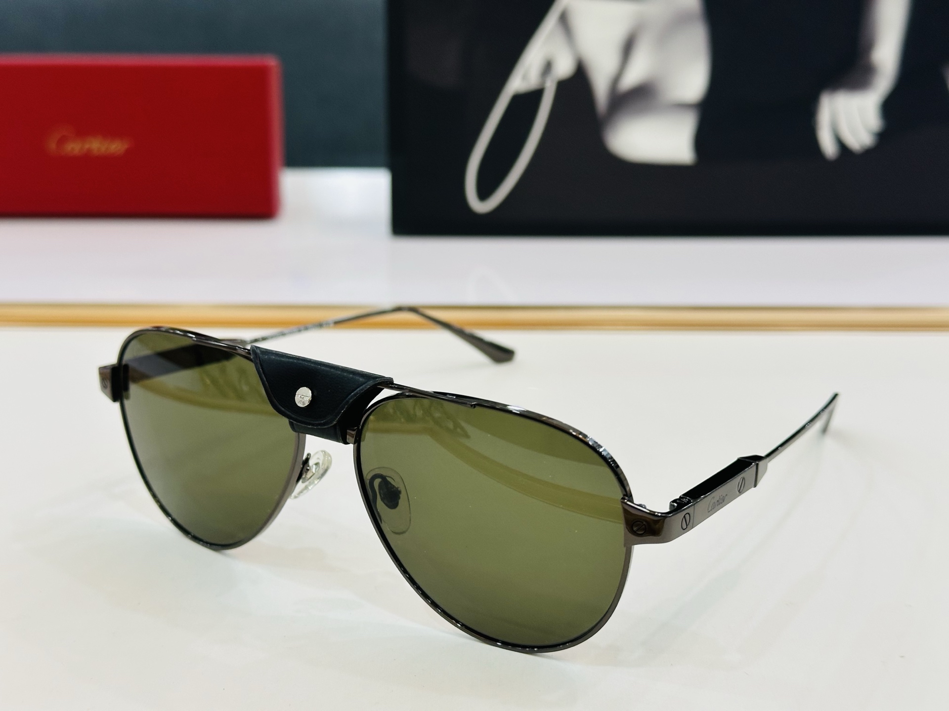 🆕 原版Cartie* 卡家 官网经典款 太阳镜 CT0420S  Size：58口17-145  电镀