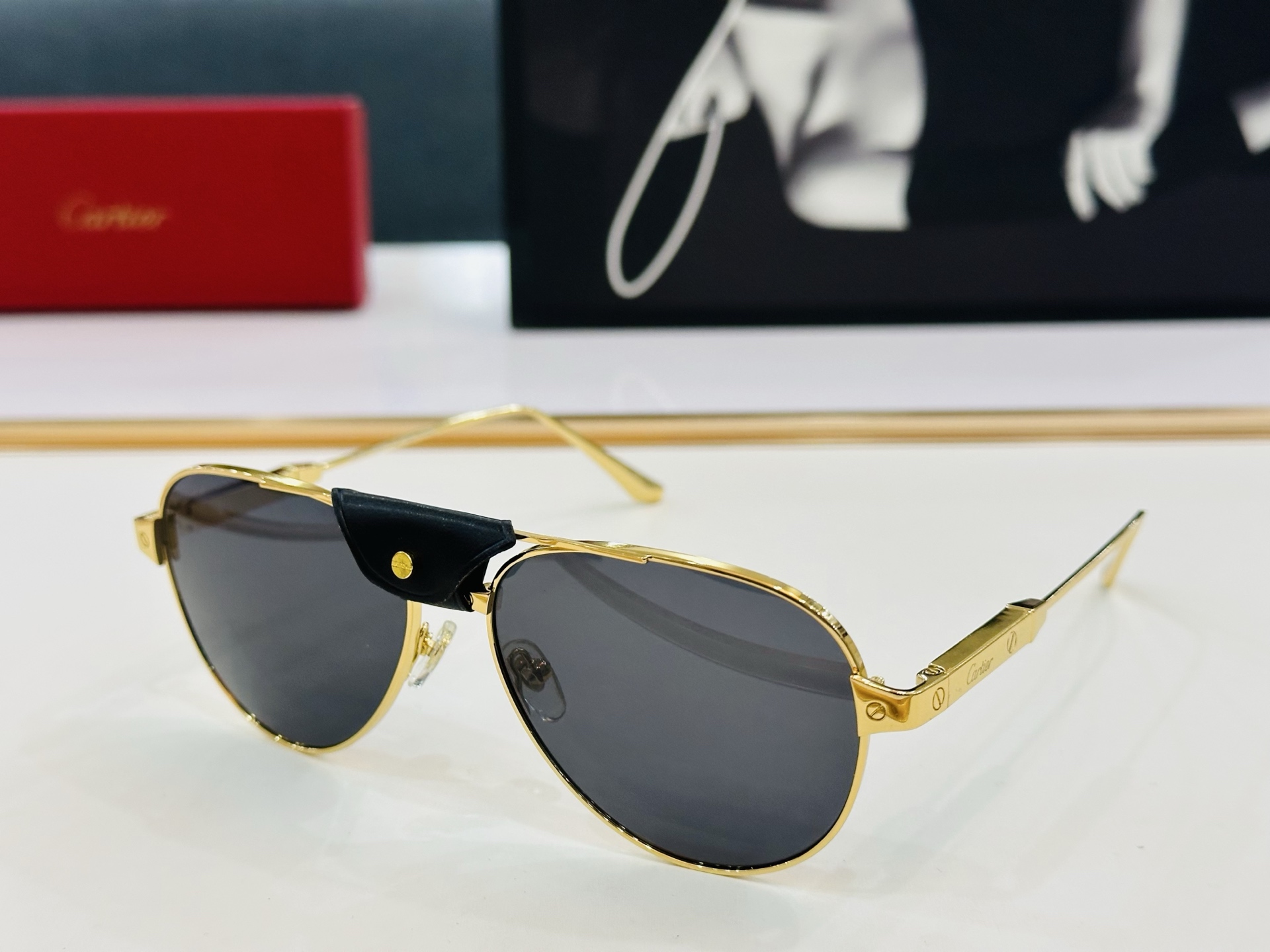 🆕 原版Cartie* 卡家 官网经典款 太阳镜 CT0420S  Size：58口17-145  电镀