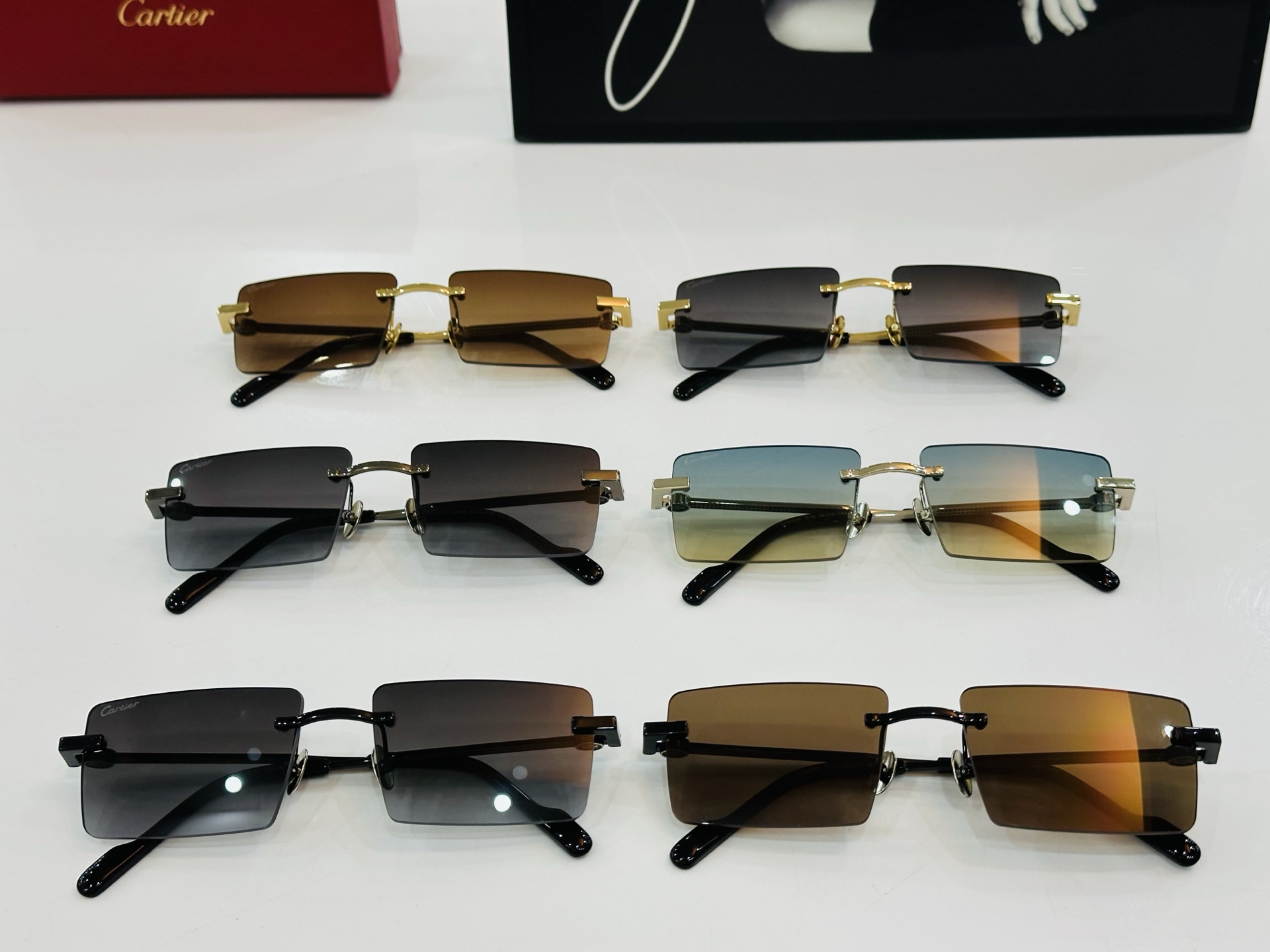 Cartie* 卡家 CT0500S 太阳镜 Size：56口18-145 工艺精湛气质十足！q男女同款