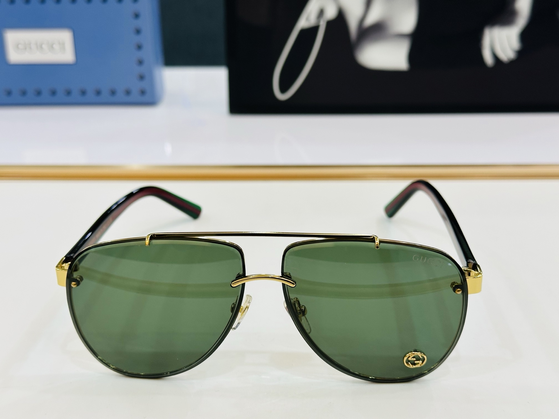 GUCC* 古家 GG1418S 🐝🐝系列 Size：64口12-145 🍁🍁 q超绝品质太阳镜 。