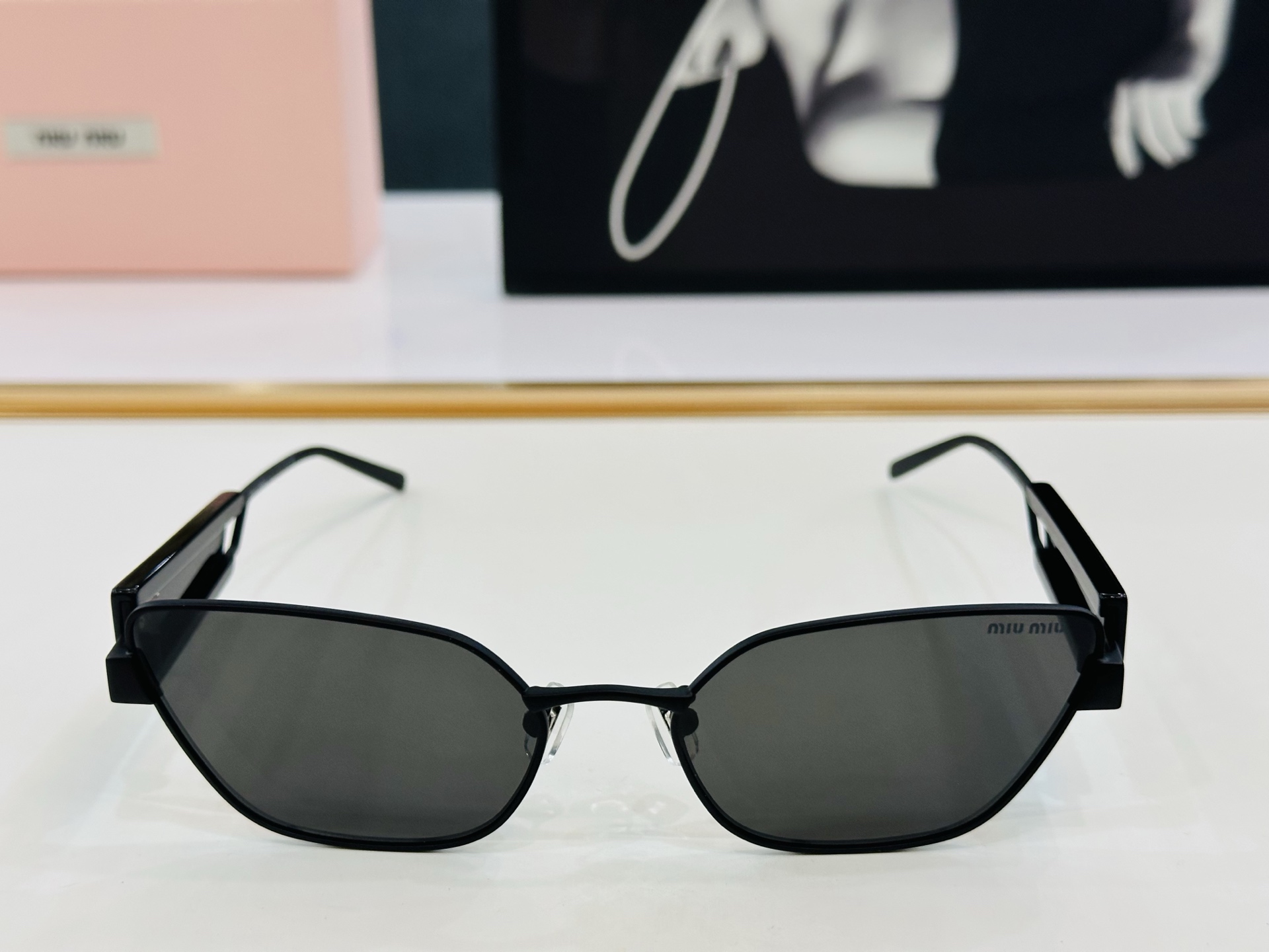 谬家 MU65WS Size：58口19-145 女士太阳眼镜 玫瑰玫瑰 高档 L时尚墨镜潮人强强太阳镜