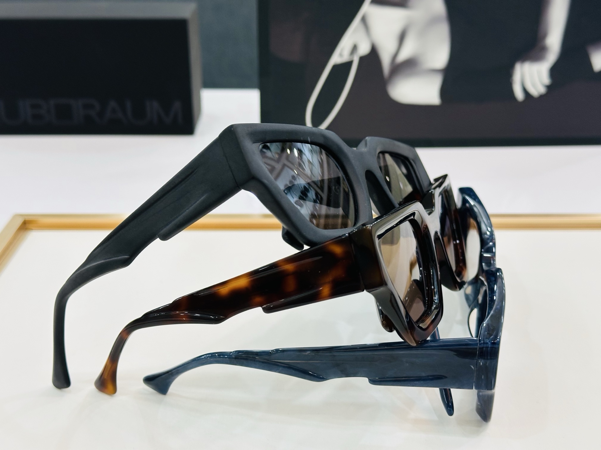 潮牌 KUB口RAUM MODEL：Maske F3  SIZE：52口28-145 A太阳镜 