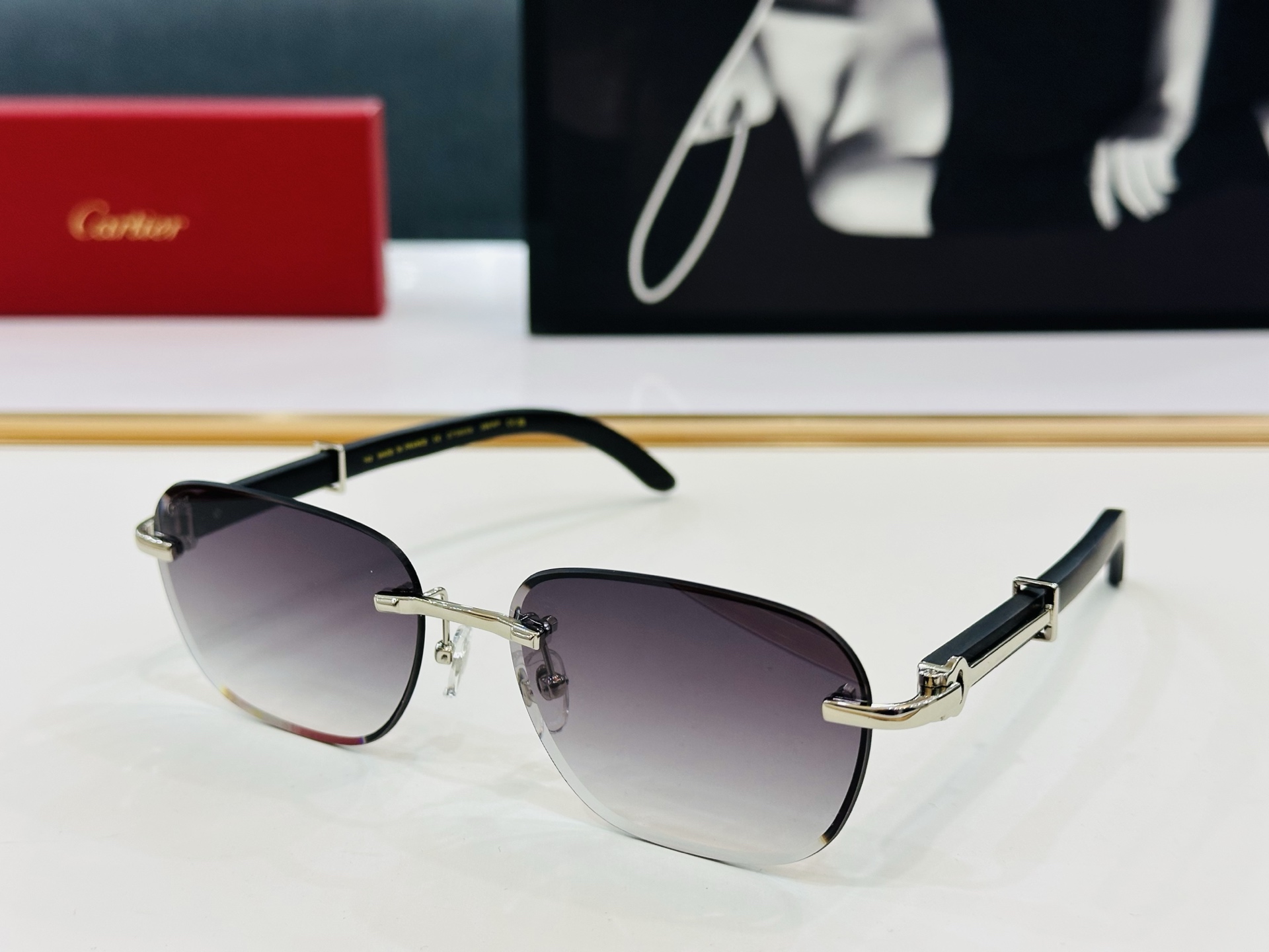 新款 Cartier 卡家 MODEL CT0605S Size：59口18-142 高品质 品牌标志性