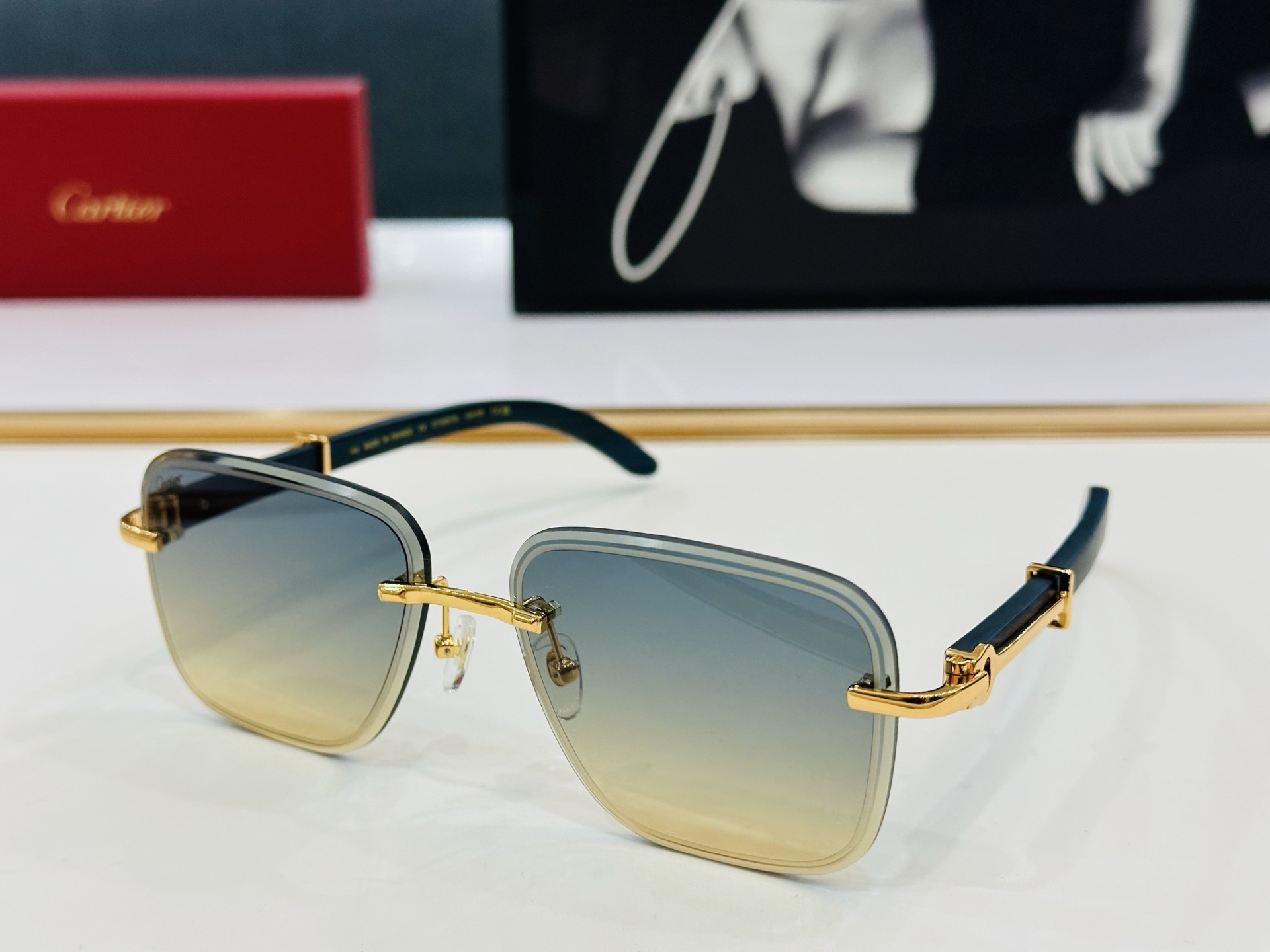 新款 Cartier 卡家 MODEL CT0607S Size：56口17-142 高品质 品牌标志性
