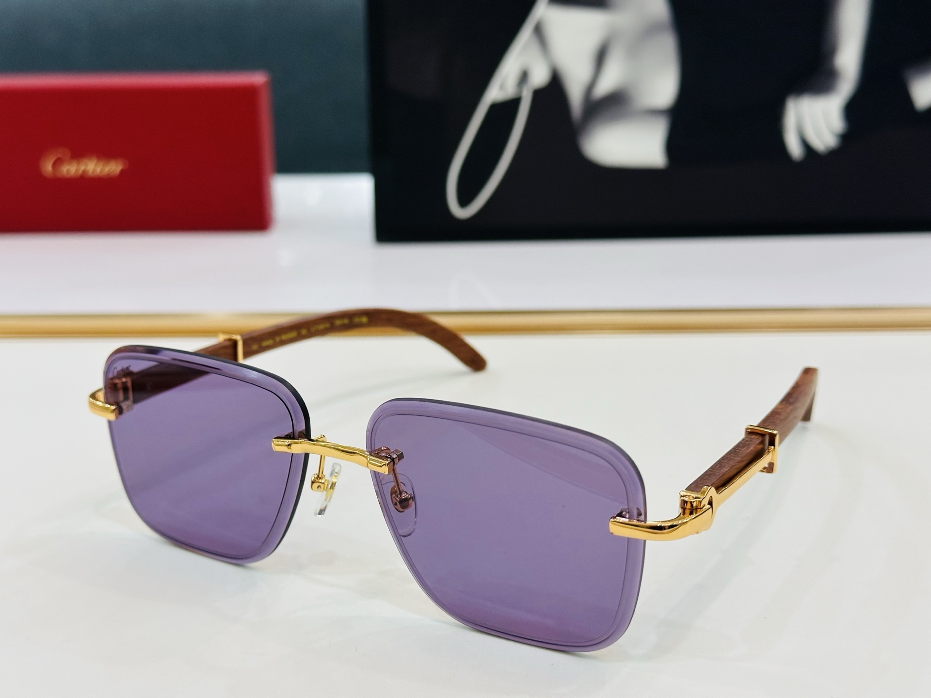 新款 Cartier 卡家 MODEL CT0607S Size：56口17-142 高品质 品牌标志性