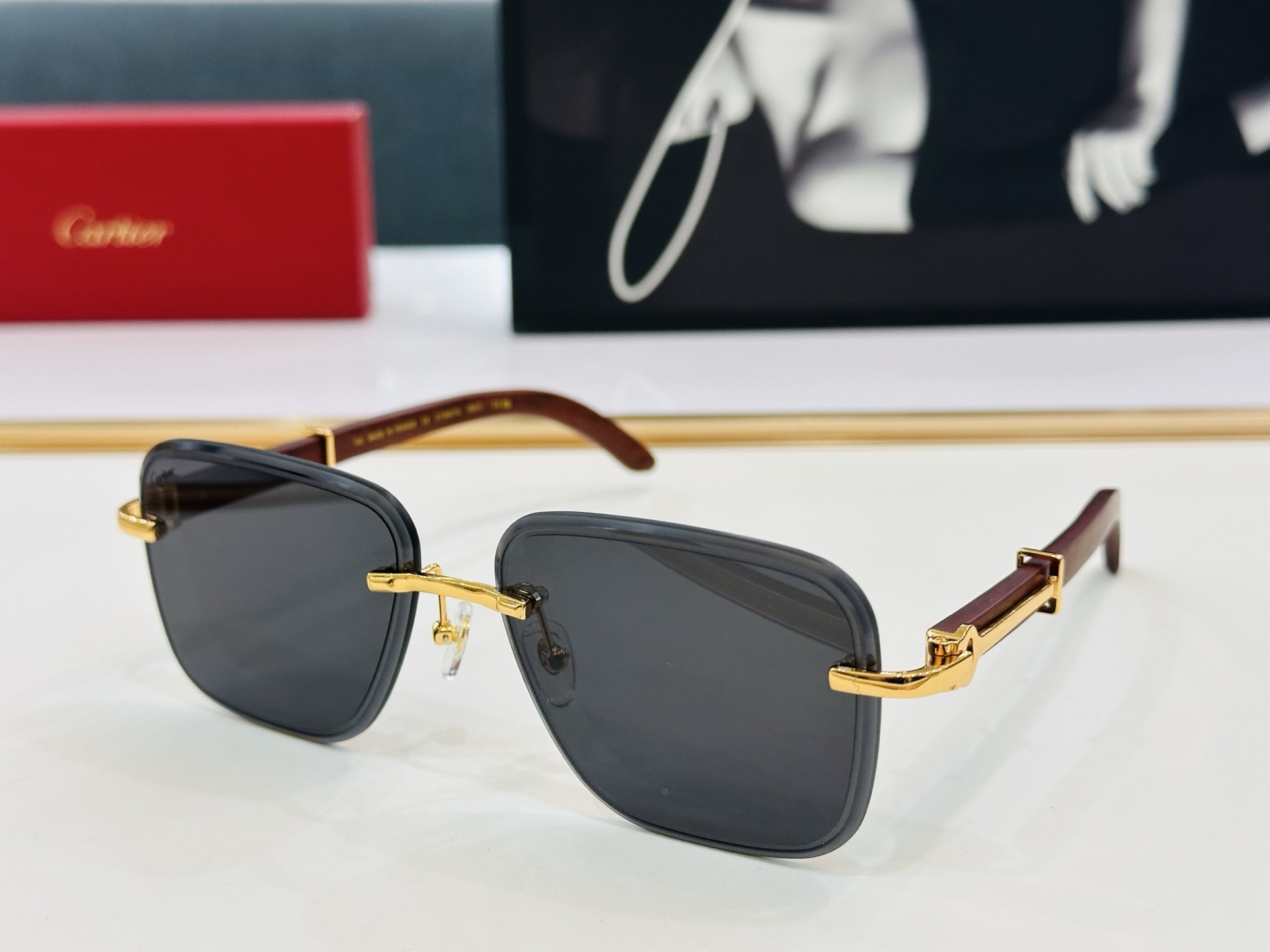 新款 Cartier 卡家 MODEL CT0607S Size：56口17-142 高品质 品牌标志性