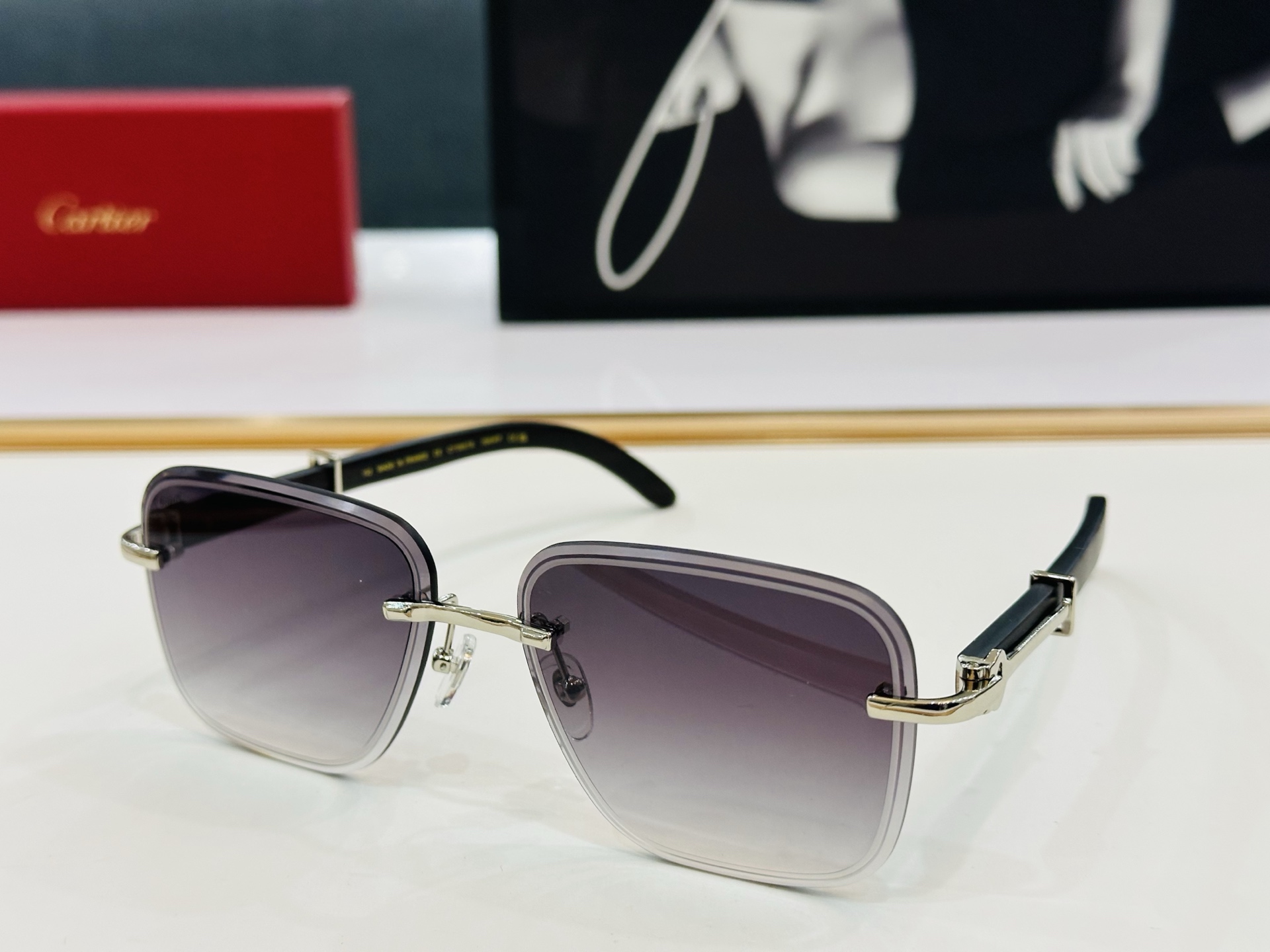新款 Cartier 卡家 MODEL CT0607S Size：56口17-142 高品质 品牌标志性