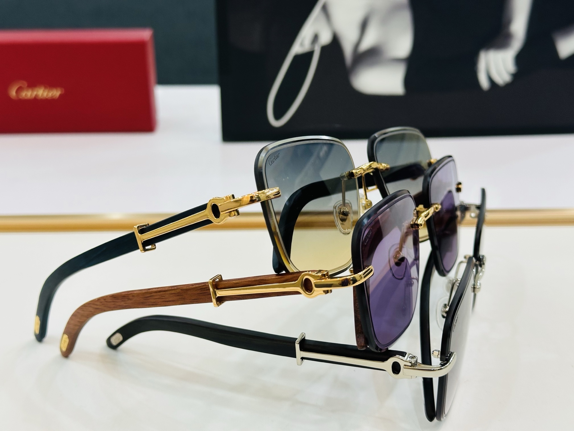 新款 Cartier 卡家 MODEL CT0607S Size：56口17-142 高品质 品牌标志性