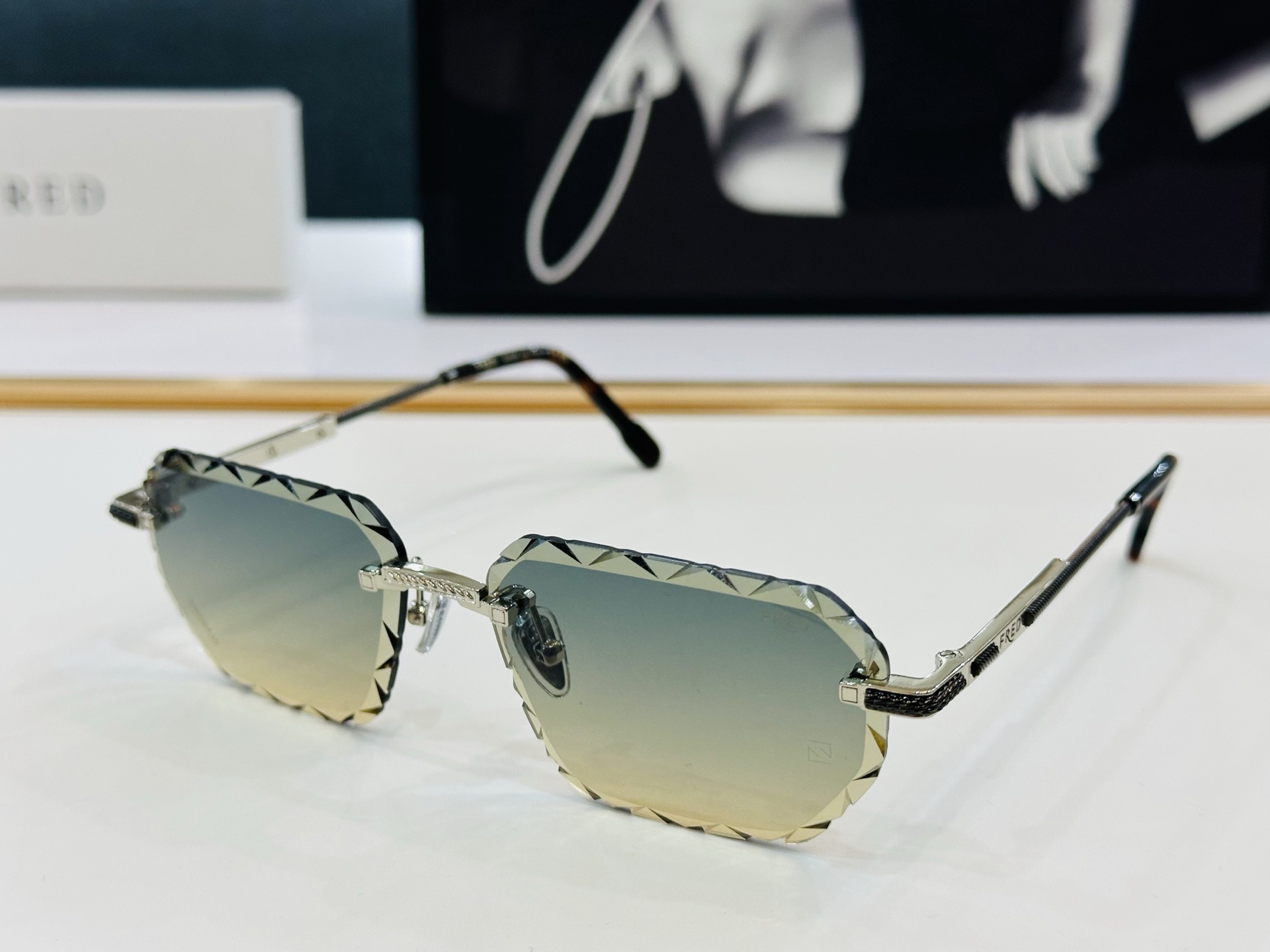 🔺FRED🔻法兰 FG50139U Size：59口15-145 醒目品牌logo扣扣 🔝🔝bm上脸超美
