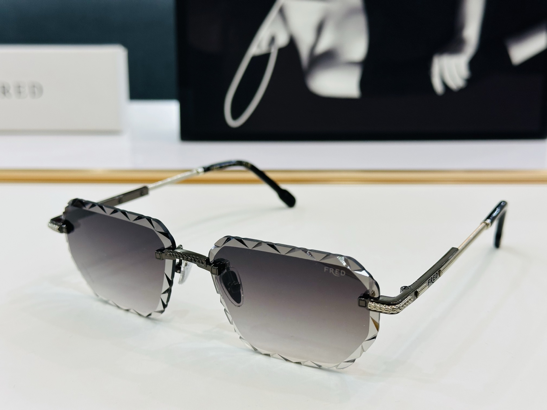 🔺FRED🔻法兰 FG50139U Size：59口15-145 醒目品牌logo扣扣 🔝🔝bm上脸超美