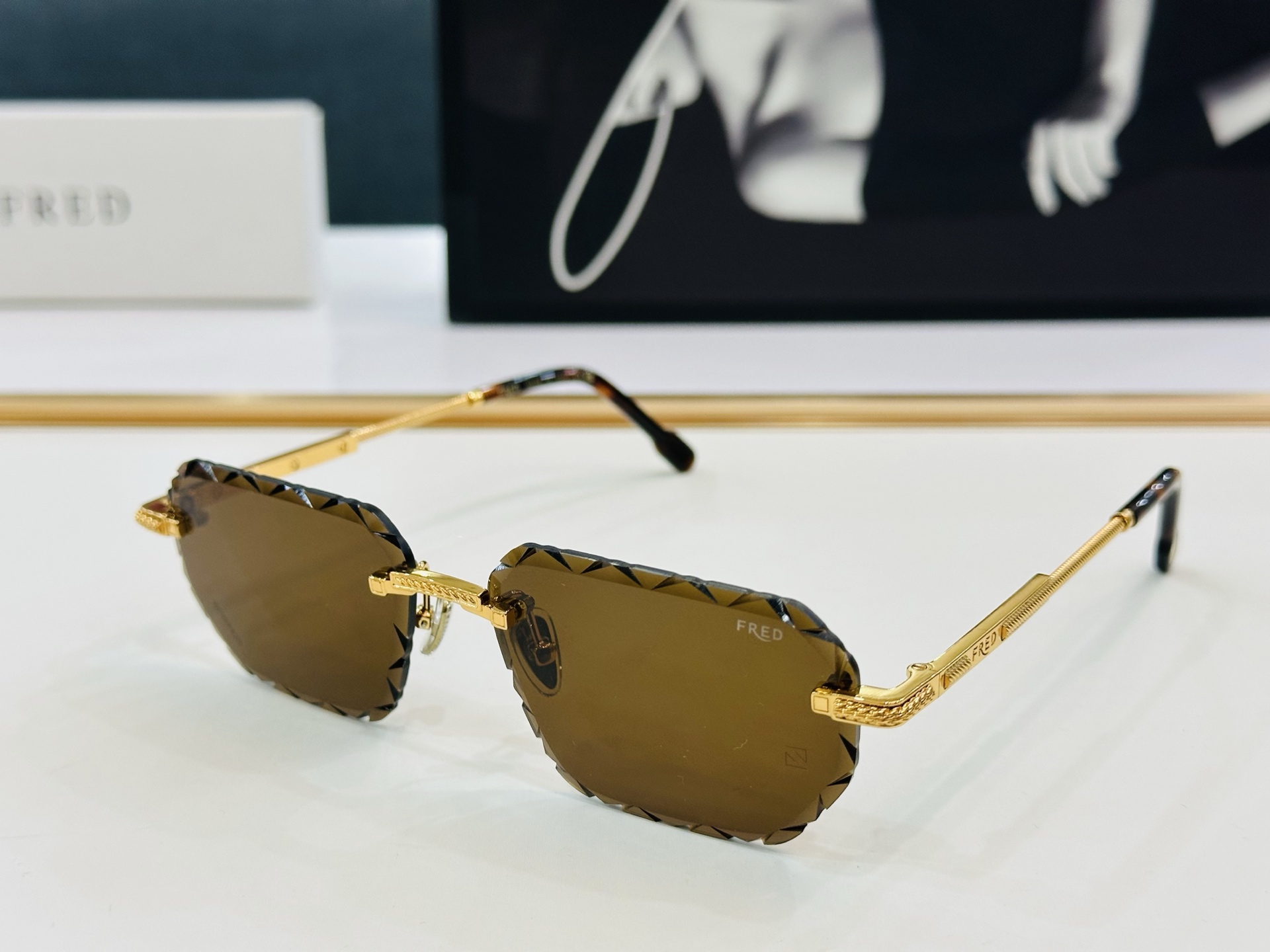 🔺FRED🔻法兰 FG50139U Size：59口15-145 醒目品牌logo扣扣 🔝🔝bm上脸超美