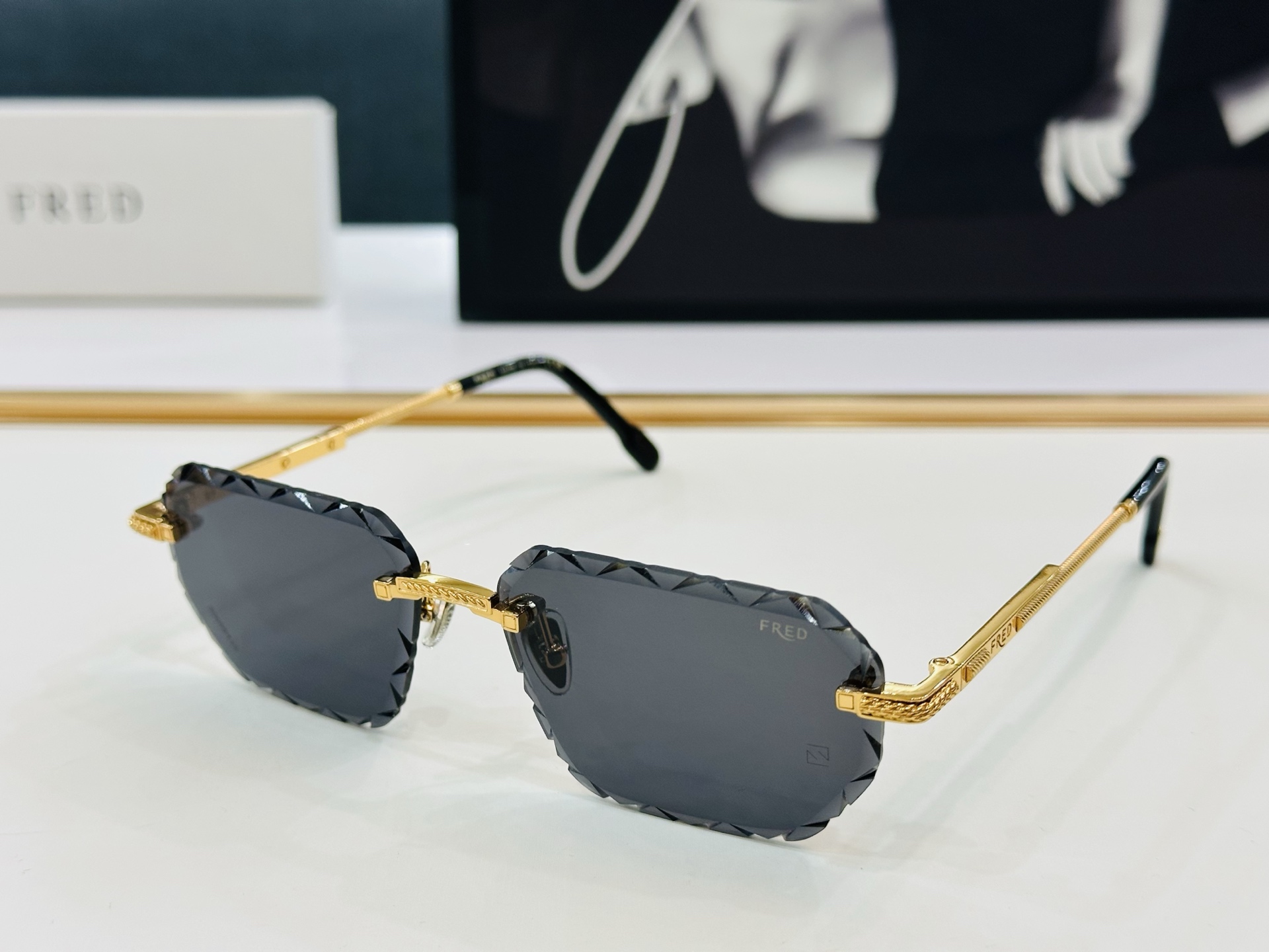 🔺FRED🔻法兰 FG50139U Size：59口15-145 醒目品牌logo扣扣 🔝🔝bm上脸超美