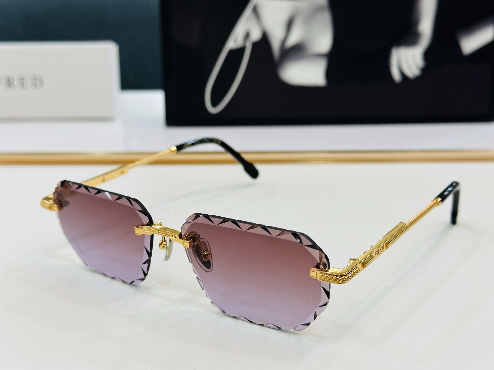🔺FRED🔻法兰 FG50139U Size：59口15-145 醒目品牌logo扣扣 🔝🔝bm上脸超美