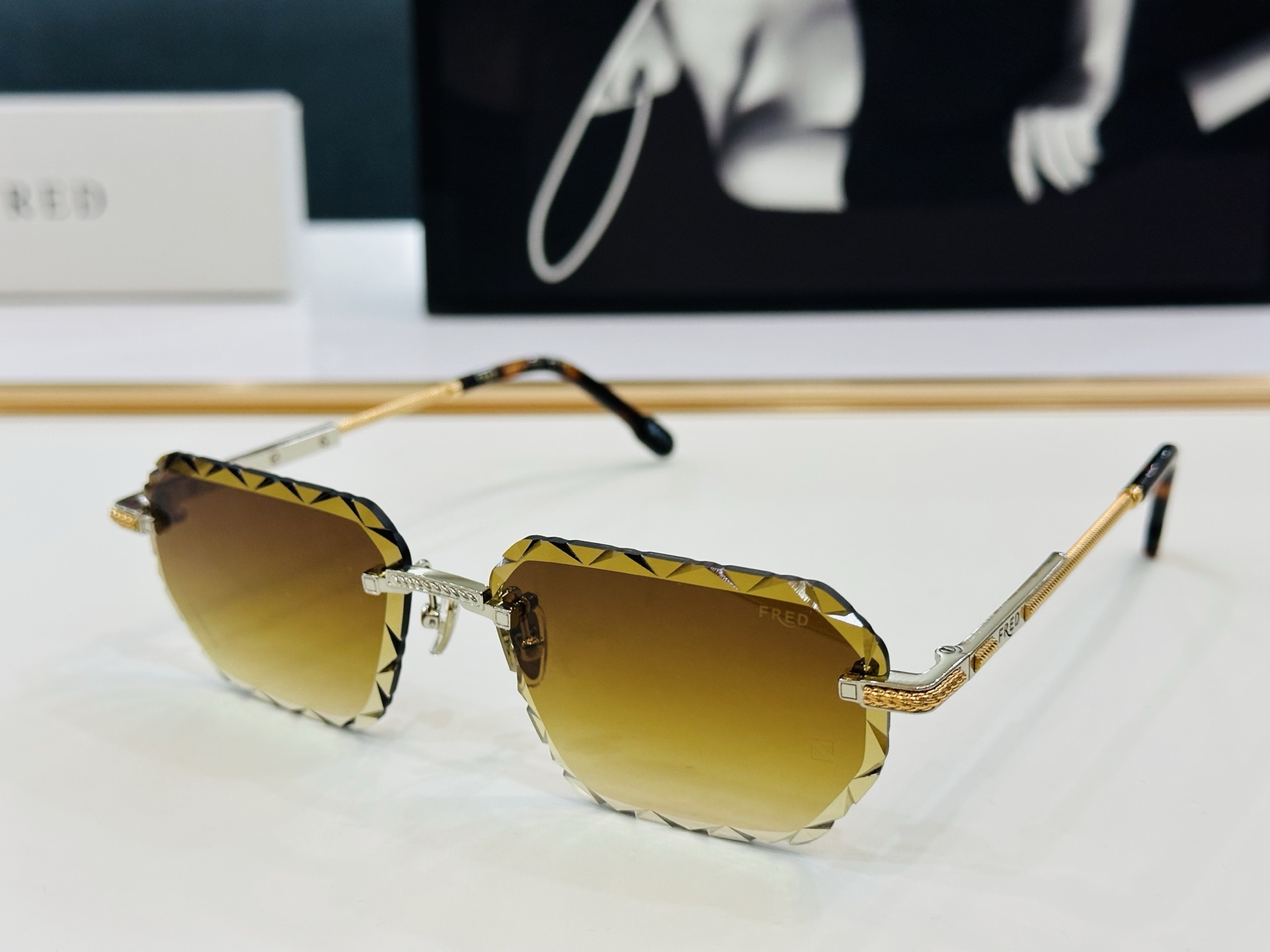 🔺FRED🔻法兰 FG50139U Size：59口15-145 醒目品牌logo扣扣 🔝🔝bm上脸超美