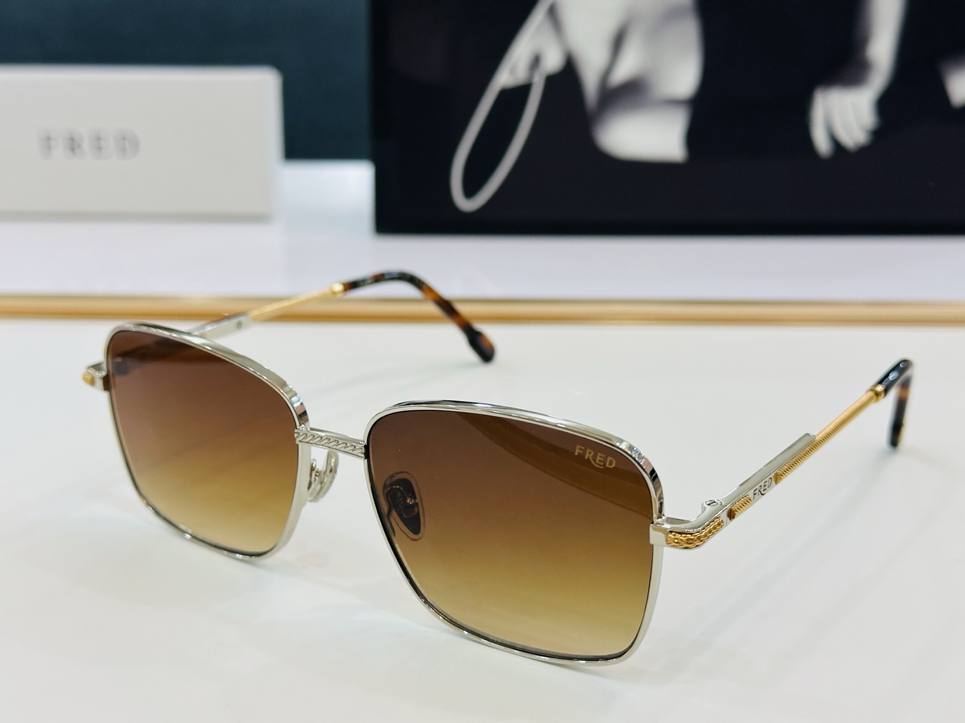 🔺FRED🔻法兰 FG50141U Size：59口16-145 醒目品牌logo扣扣 🔝🔝bm上脸超美