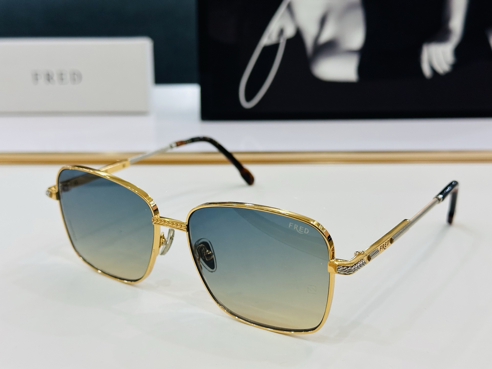 🔺FRED🔻法兰 FG50141U Size：59口16-145 醒目品牌logo扣扣 🔝🔝bm上脸超美