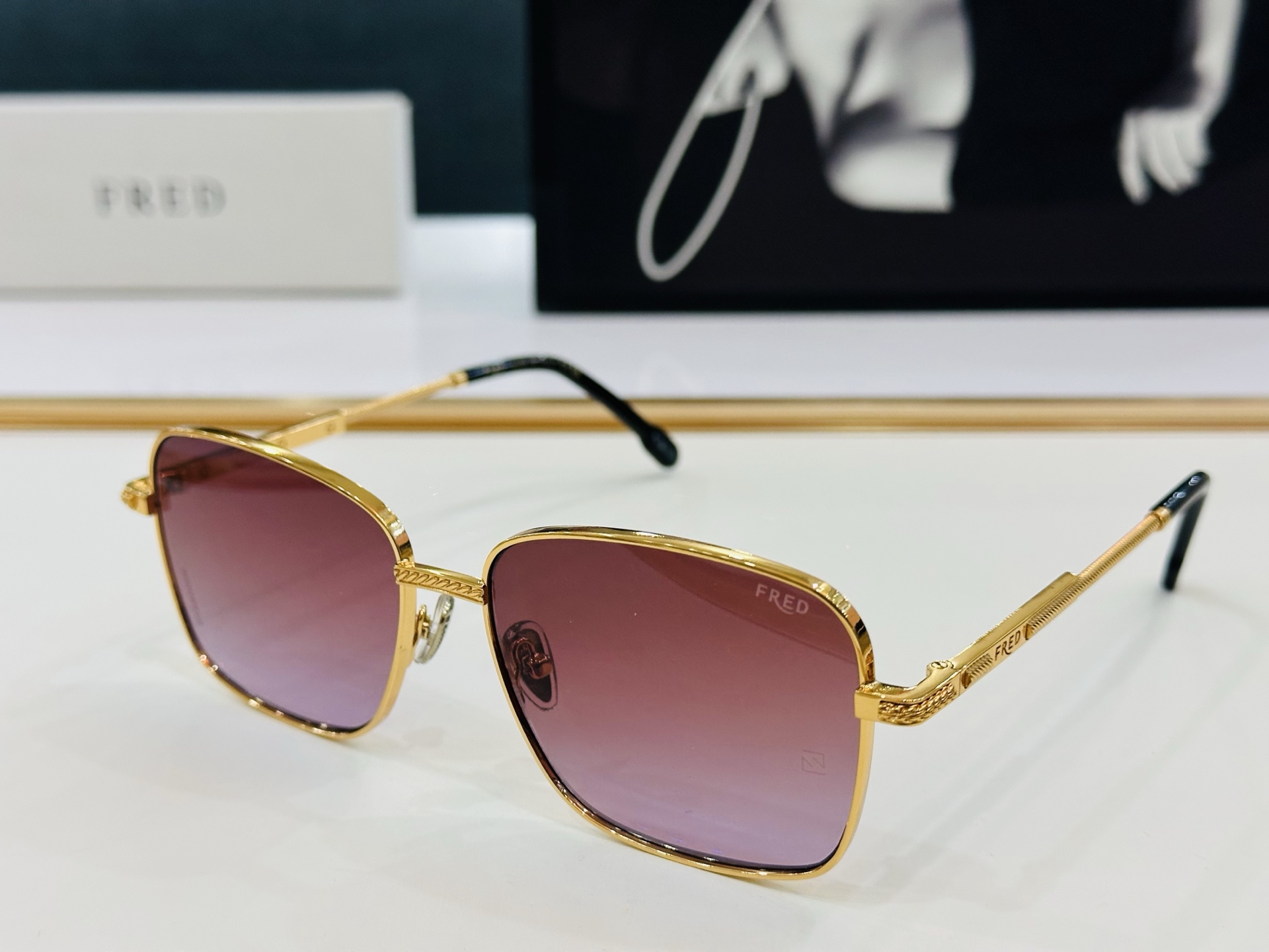 🔺FRED🔻法兰 FG50141U Size：59口16-145 醒目品牌logo扣扣 🔝🔝bm上脸超美