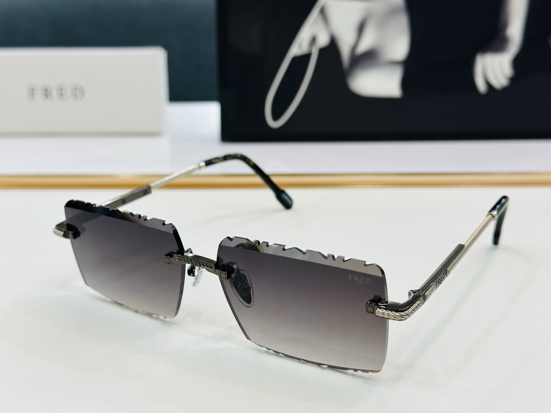 🔺FRED🔻法兰 FG50140U Size：59口15-145 醒目品牌logo扣扣 🔝🔝bm上脸超美