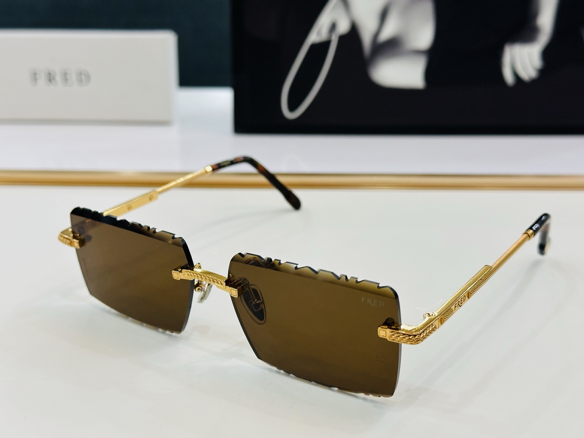 🔺FRED🔻法兰 FG50140U Size：59口15-145 醒目品牌logo扣扣 🔝🔝bm上脸超美