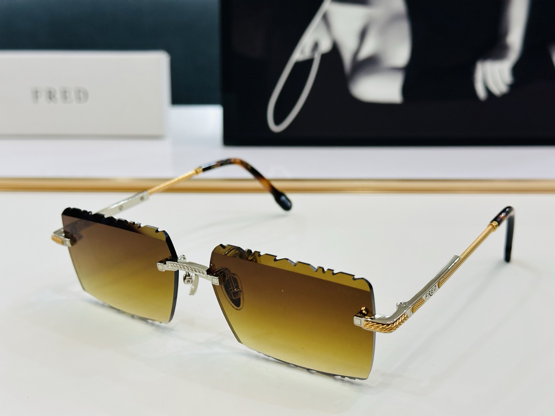 🔺FRED🔻法兰 FG50140U Size：59口15-145 醒目品牌logo扣扣 🔝🔝bm上脸超美