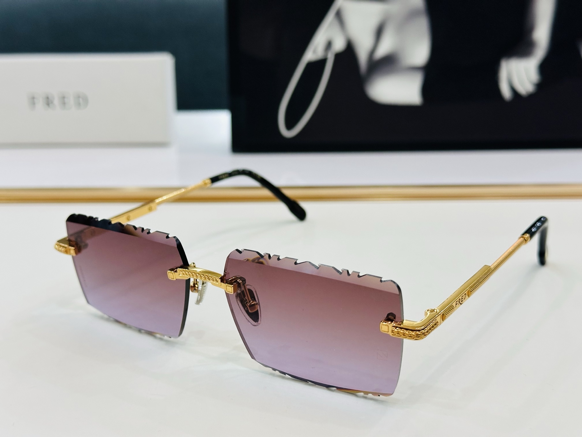🔺FRED🔻法兰 FG50140U Size：59口15-145 醒目品牌logo扣扣 🔝🔝bm上脸超美