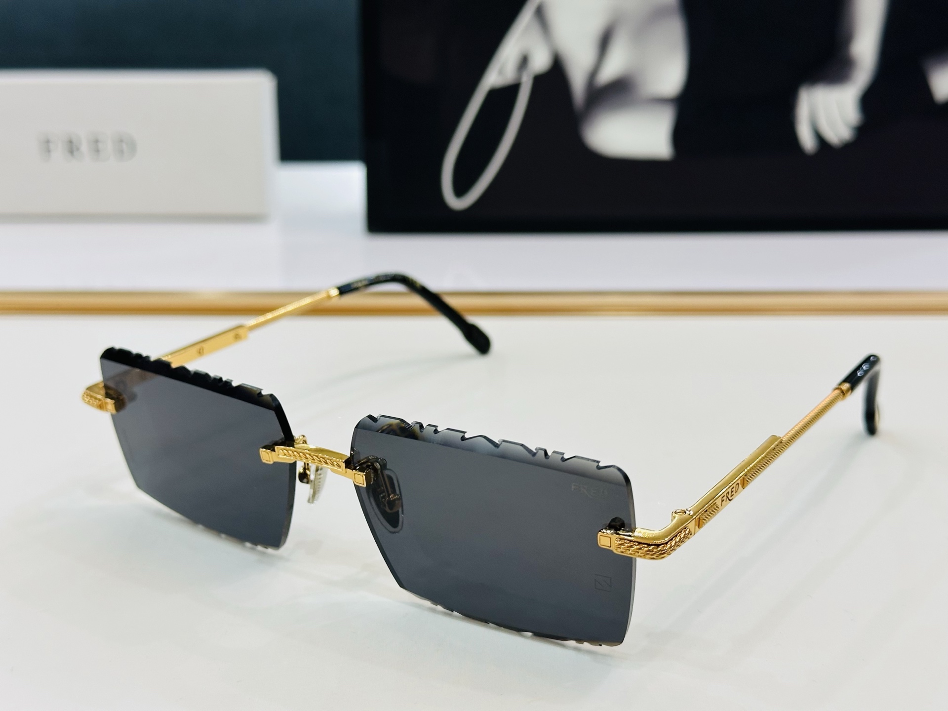 🔺FRED🔻法兰 FG50140U Size：59口15-145 醒目品牌logo扣扣 🔝🔝bm上脸超美