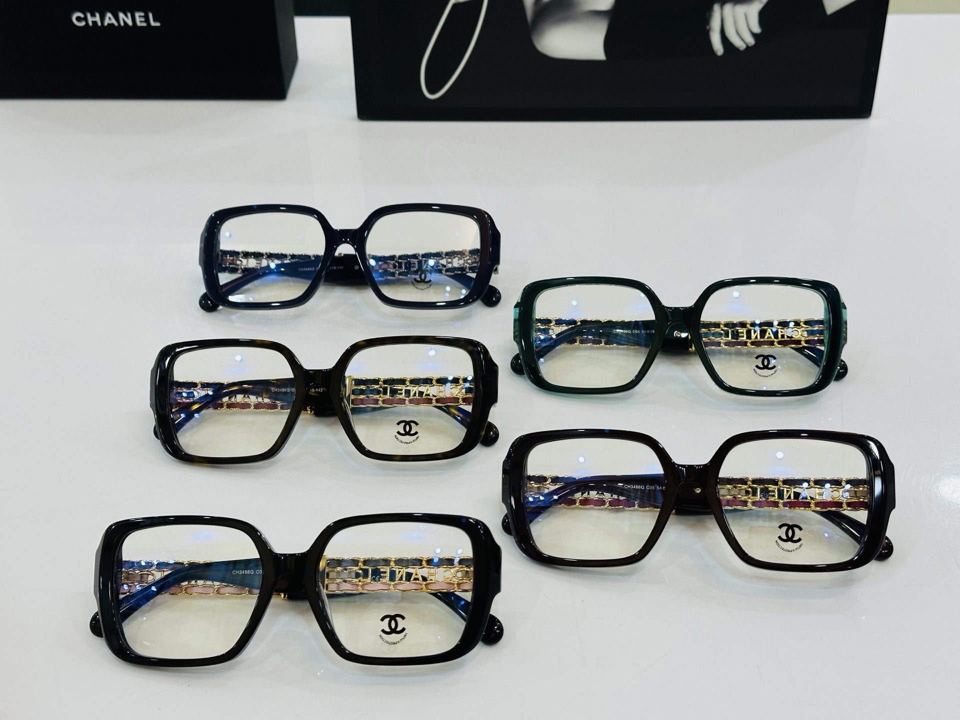 【CHANE*/香家】MODEL CH3486 💅🏻☝👓完美品质 Size：54口19-142 💋独特设