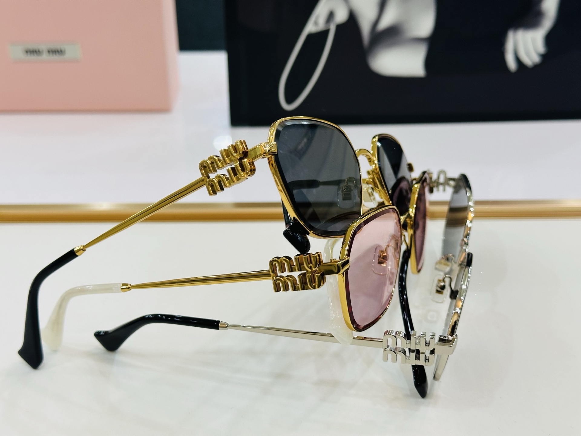 谬家 MU55ZS Size：60口18-145 女士太阳眼镜 玫瑰玫瑰 高档 q时尚墨镜潮人强强太阳镜