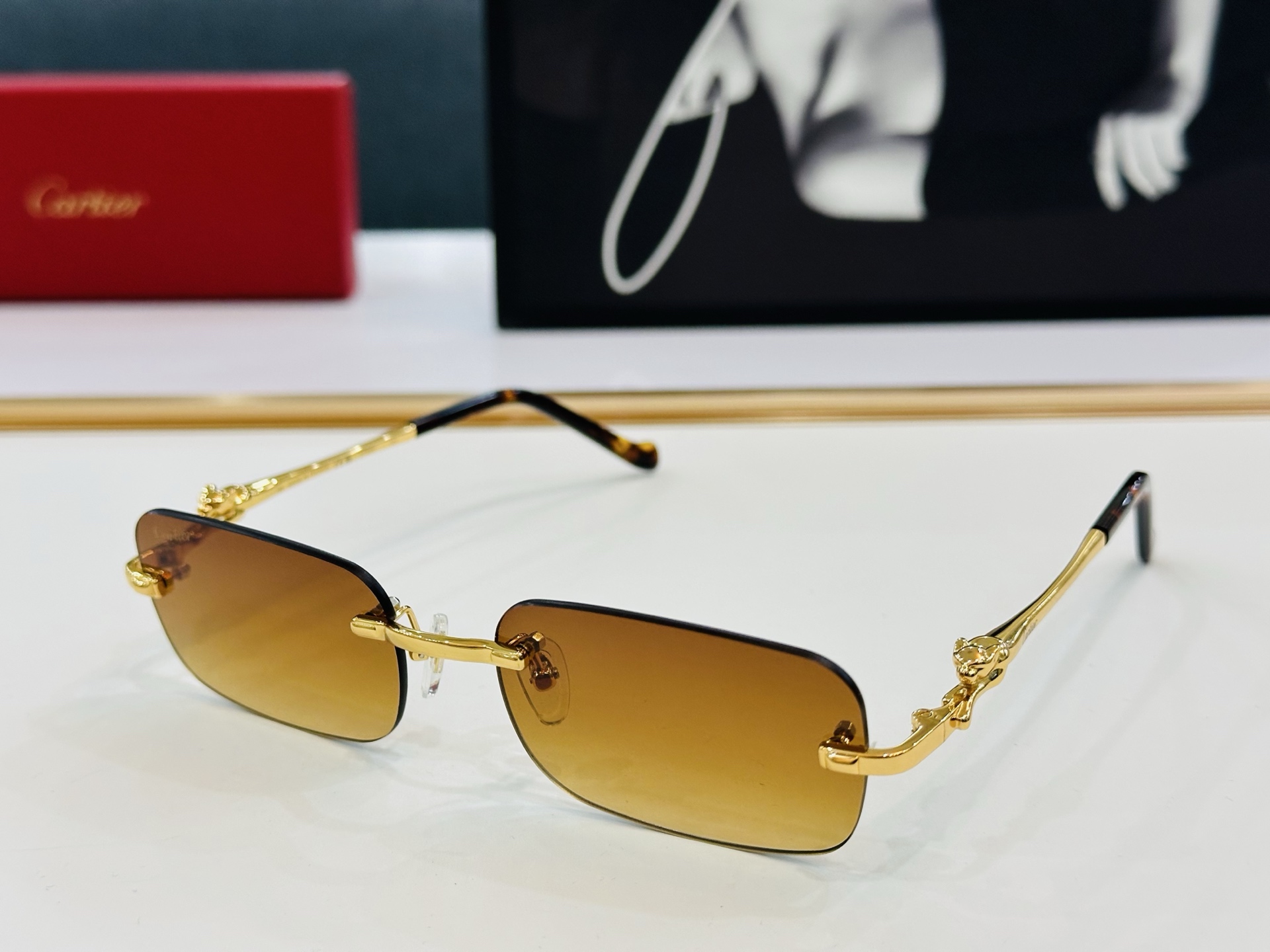 🆕 原版Cartie* 卡家 官网经典款 太阳镜 CT0281 Size：55口18-140电镀工艺精湛