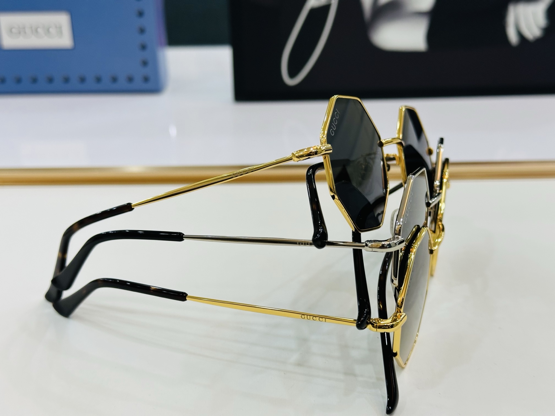 GUCC* 古家 GG1814S 🐝🐝系列 Size：43口23-140   🍁🍁 F超绝品质太阳镜 。