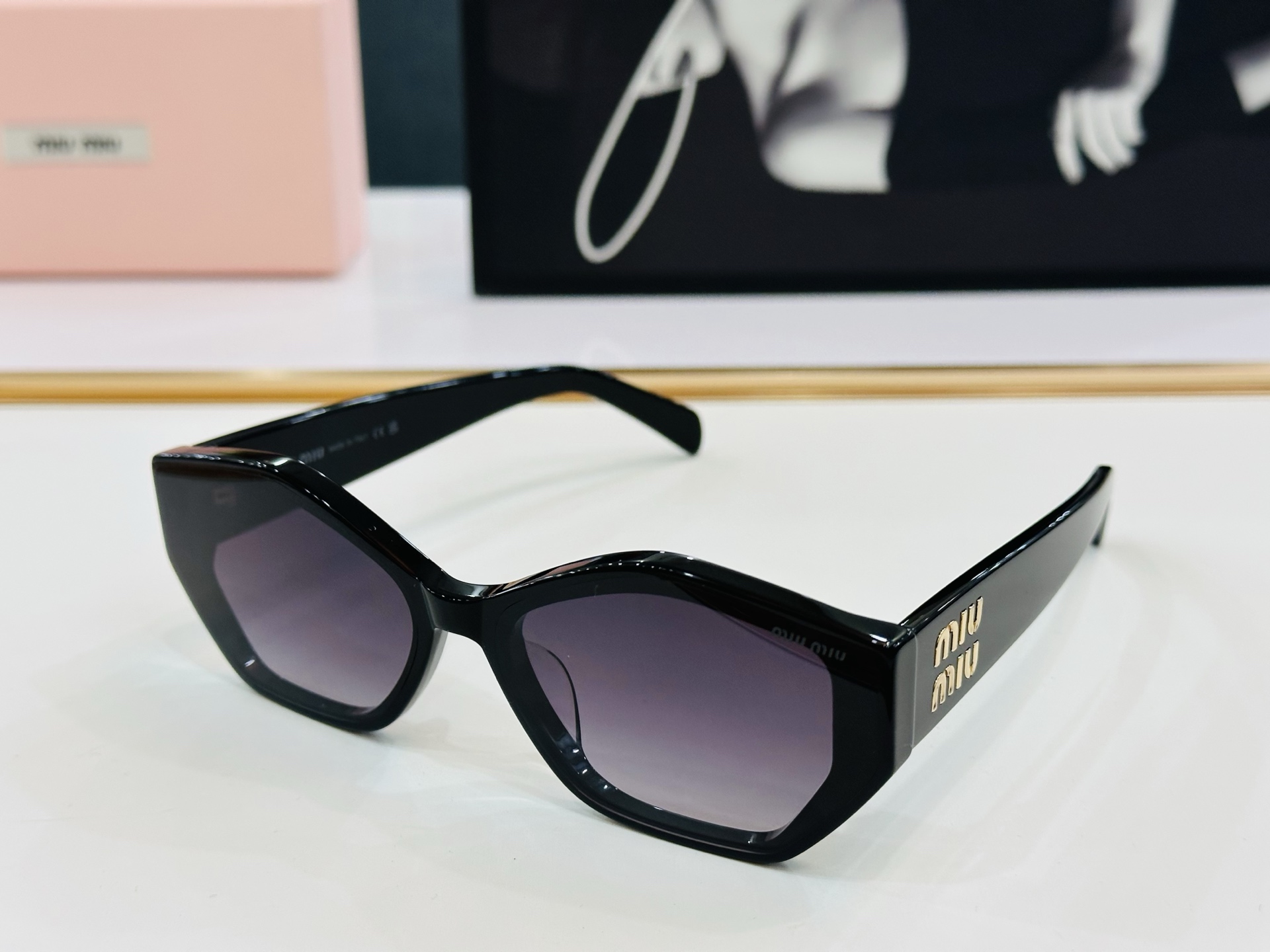 谬家 MU11KS Size：62口16-145 女士太阳眼镜 玫瑰玫瑰 高档 L时尚墨镜潮人强强太阳镜