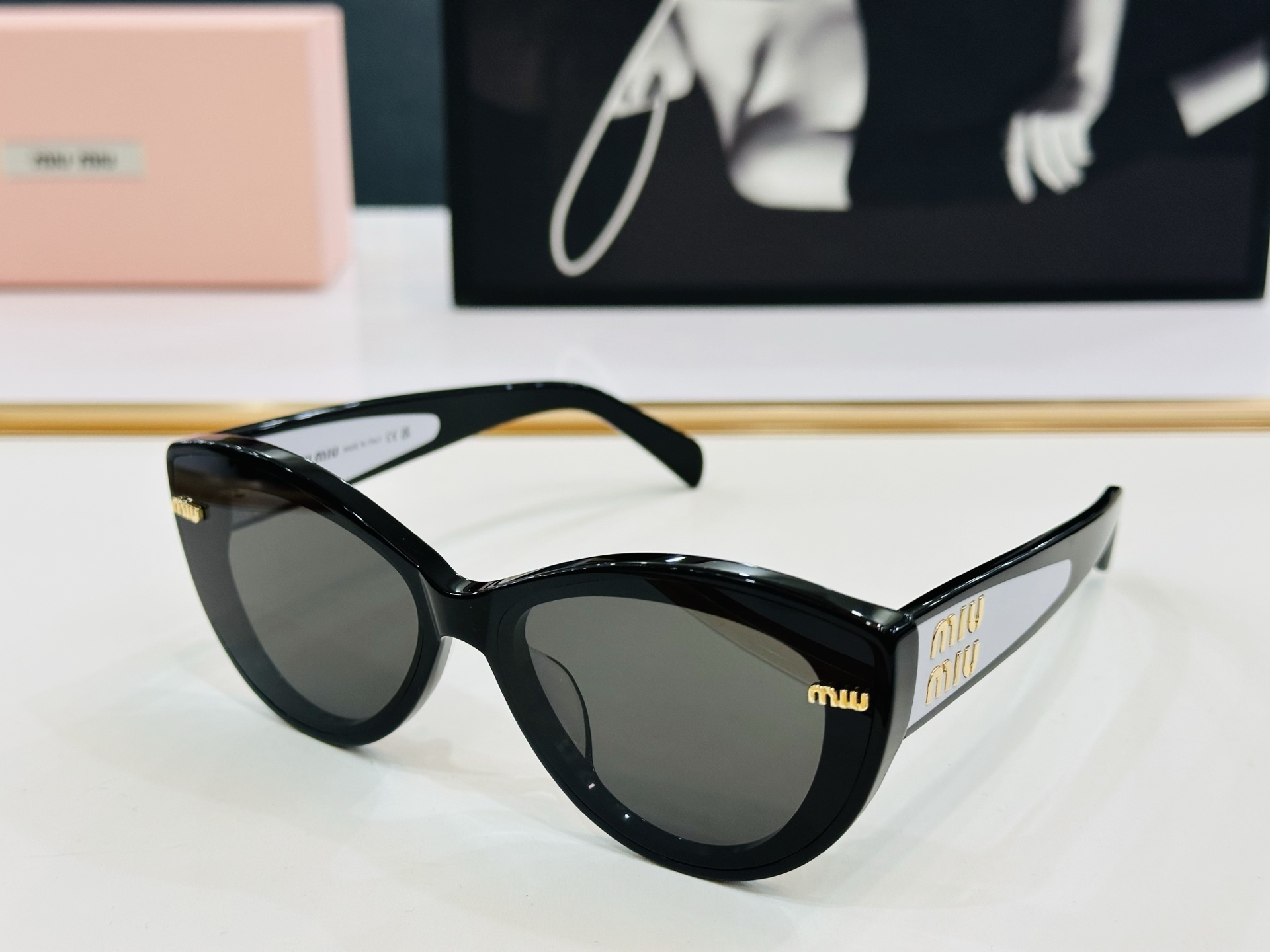 谬家 MU08KS Size：62口16-145 女士太阳眼镜 玫瑰玫瑰 高档 L时尚墨镜潮人强强太阳镜