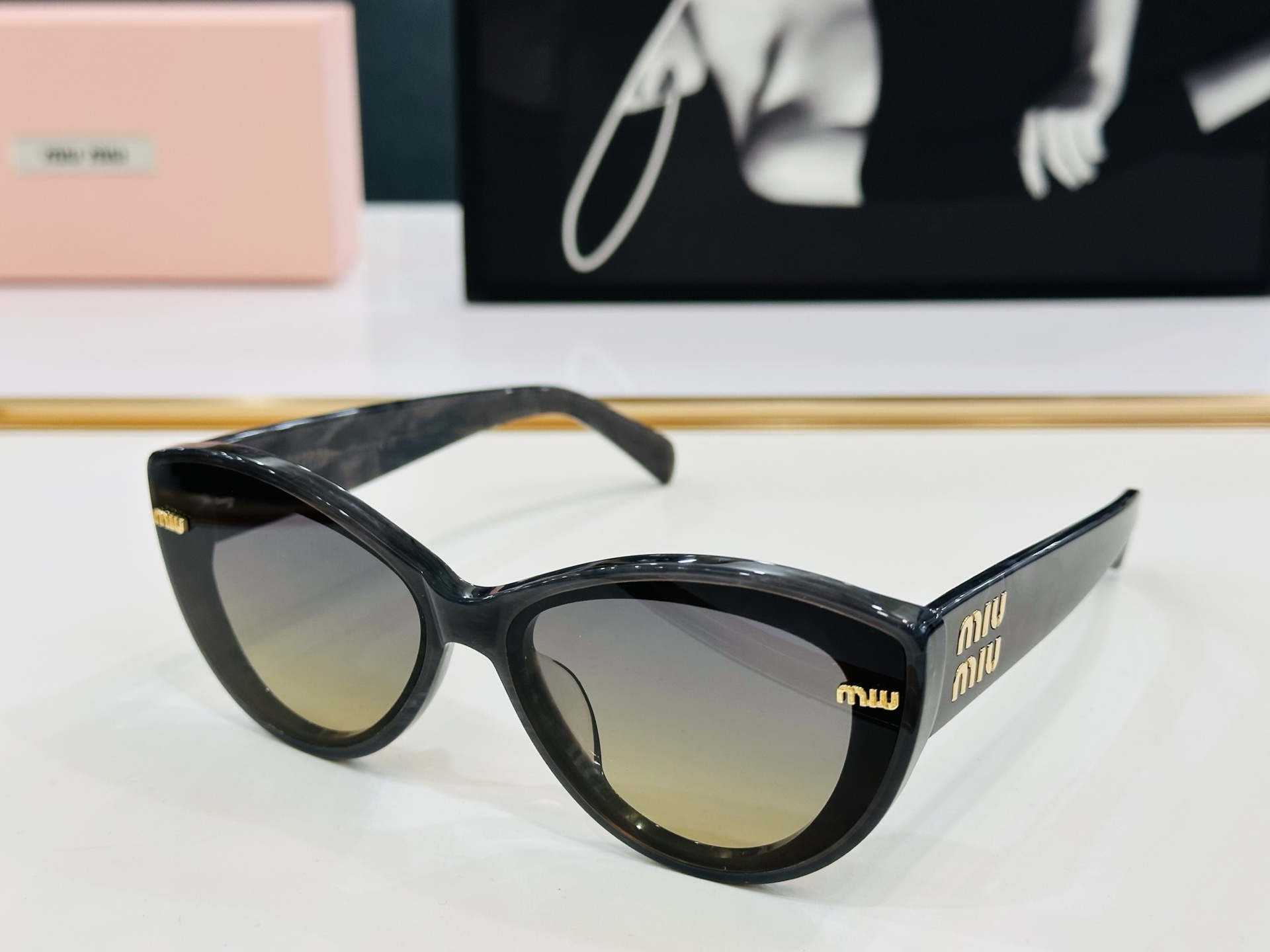 谬家 MU08KS Size：62口16-145 女士太阳眼镜 玫瑰玫瑰 高档 L时尚墨镜潮人强强太阳镜