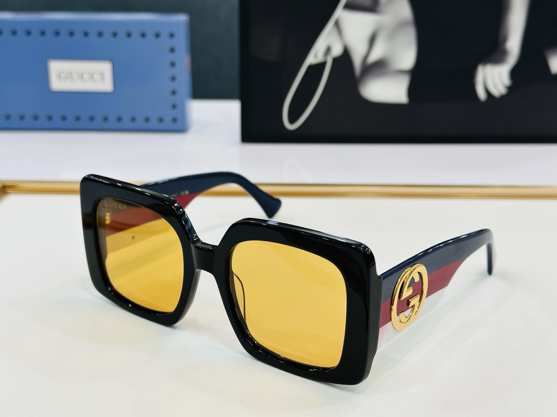 GUCC* 古家 GG1330S 🐝🐝系列 Size：55口22-142 🍁🍁q超绝品质 太阳镜🔥 