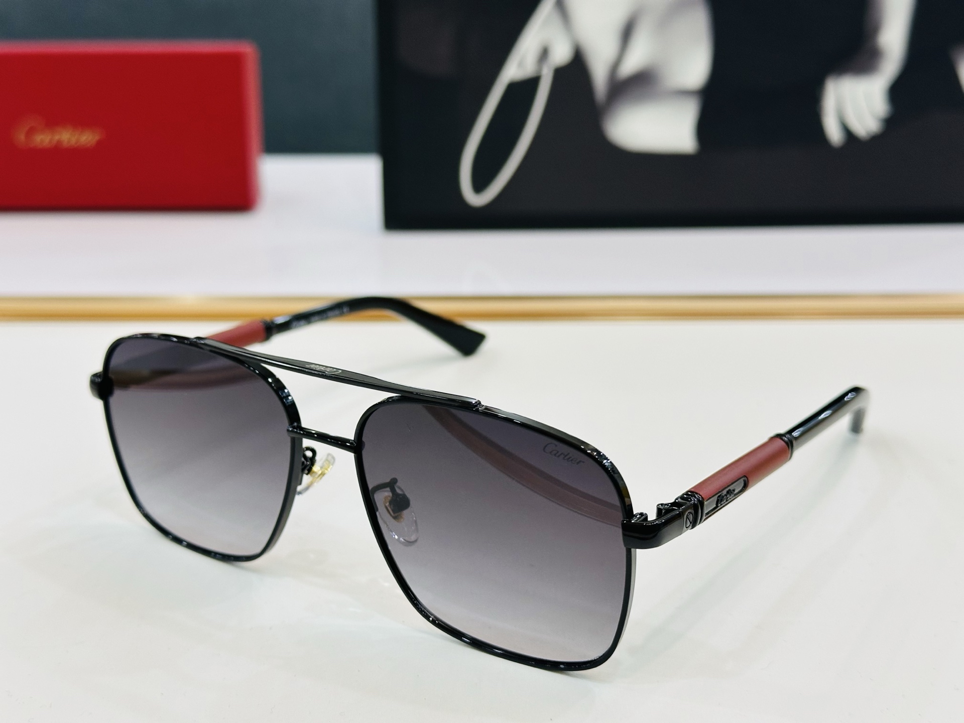 Cartier-卡家 ✨CT0356 Size：58口17-145  不挑脸型 简约大气 时尚休闲 👌X